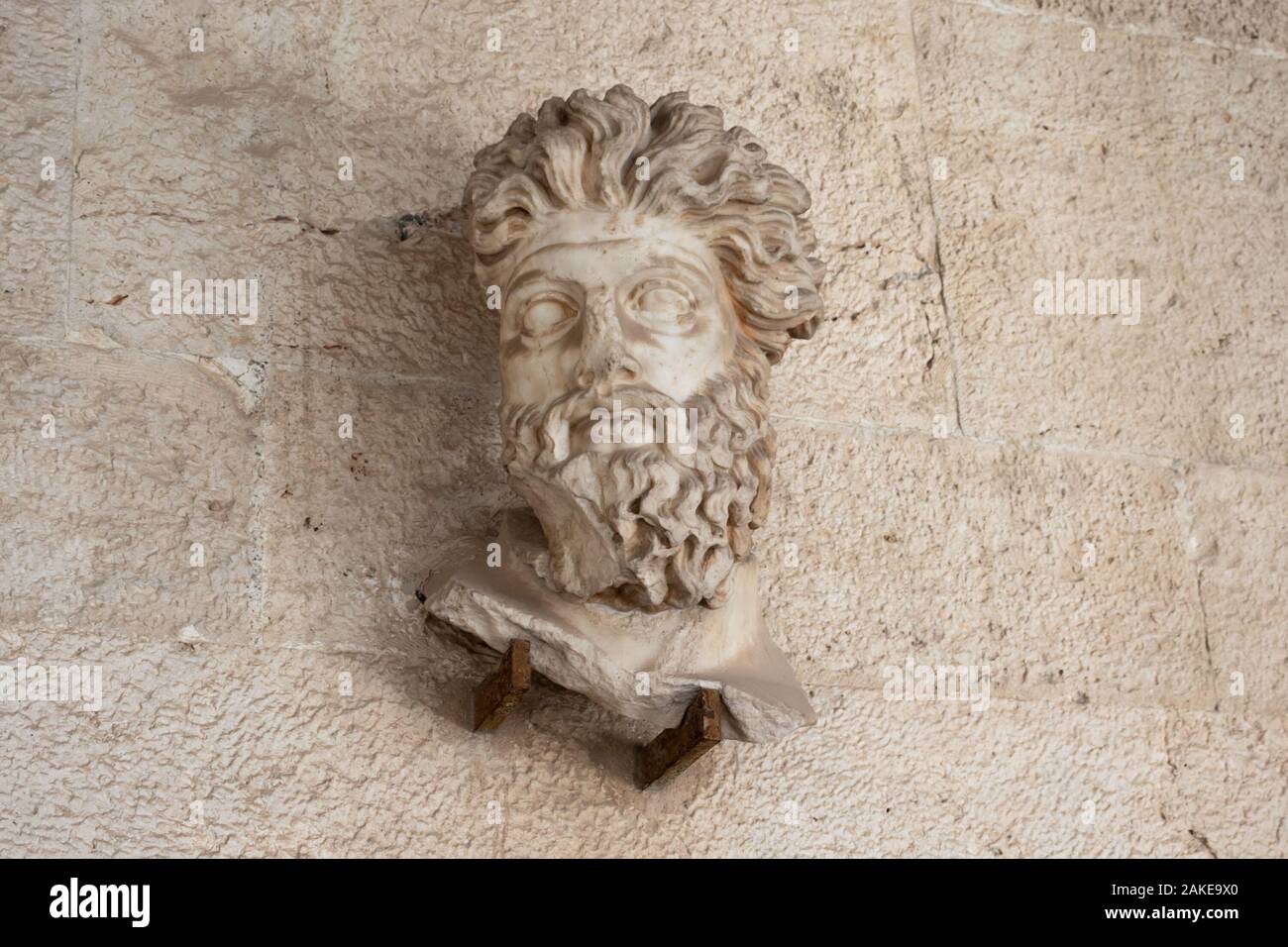 dio, agrippa, monumento, atene grecia, rovine, grecia atene, iconica, cultura, marmo, scultura, classica, viaggio, antica, atene, statua Foto Stock