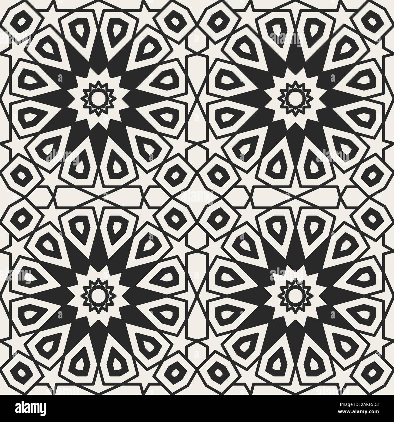Tradizionale arabo geometriche pattern senza giunture. Oriental sfondo ornamentale. Illustrazione Vettoriale. Illustrazione Vettoriale