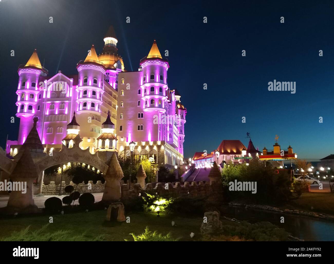 Hotel Bogatyr Città Sochi Olympic Park Foto Stock