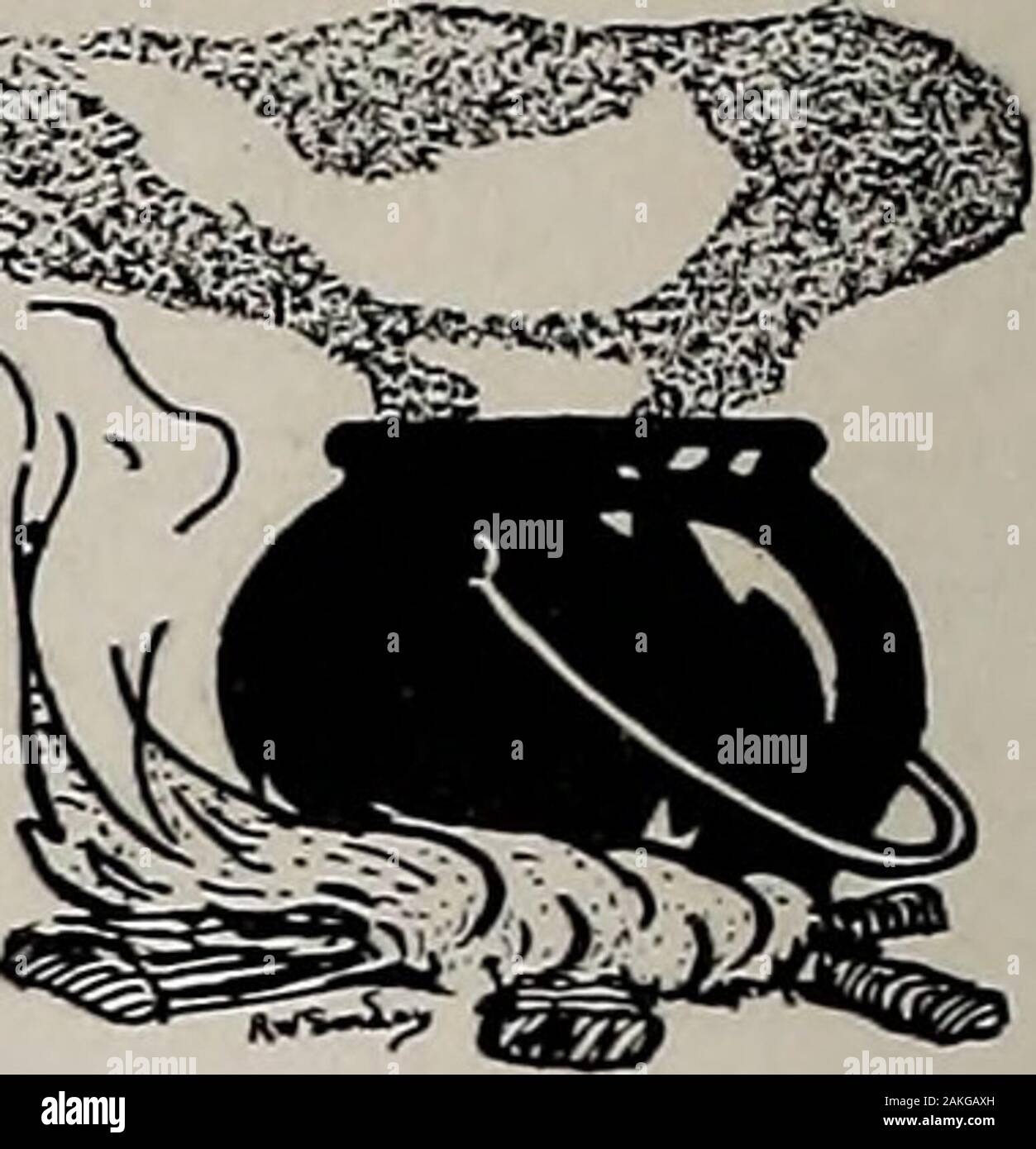 Il Calderone . 1918 S calderone. Suggerimento ®tm^0 Bai^B (da Rose Pelzweig, i8) in quei climi sotterranea common-ly designato dalla pittoresca appel-lazione di Hades, il concorso per il sindaco-alty veniva aspramente combattuta. La nom-inees, che erano a consegnare le loro stumpspeeches, in cui dovevano essere impostato forththe ragioni per cui essi dovrebbero essere giventJTe office-una necessaria formula in allwell-moncone regolata discorsi - wereSpuds Shakespeare, Abe Lincoln,e Doc Euclide. Il funzionario che presiede,o piuttosto l'arbitro è stato Plutone, thejudge, coroner, notaio, sceriffo,capo della polizia e presidente della pro-gr Foto Stock