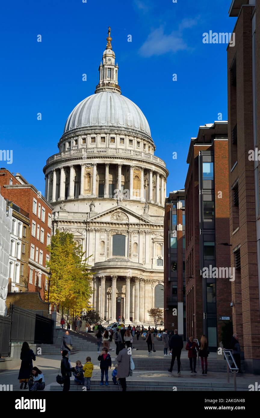 Regno Unito, Londra, la città, la Cattedrale di San Paolo Foto Stock