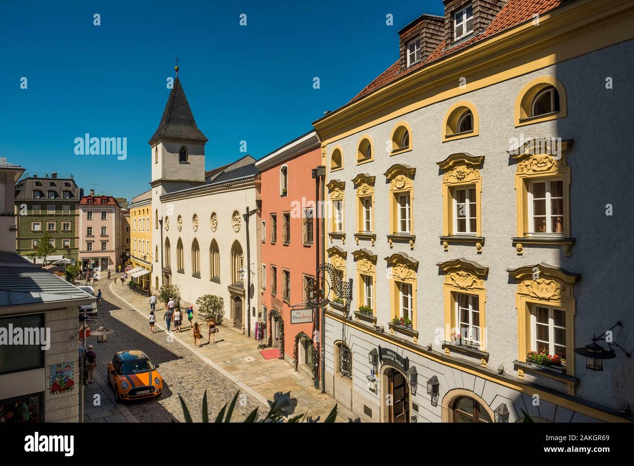 In Germania, in Baviera, Passau, centro storico Foto Stock