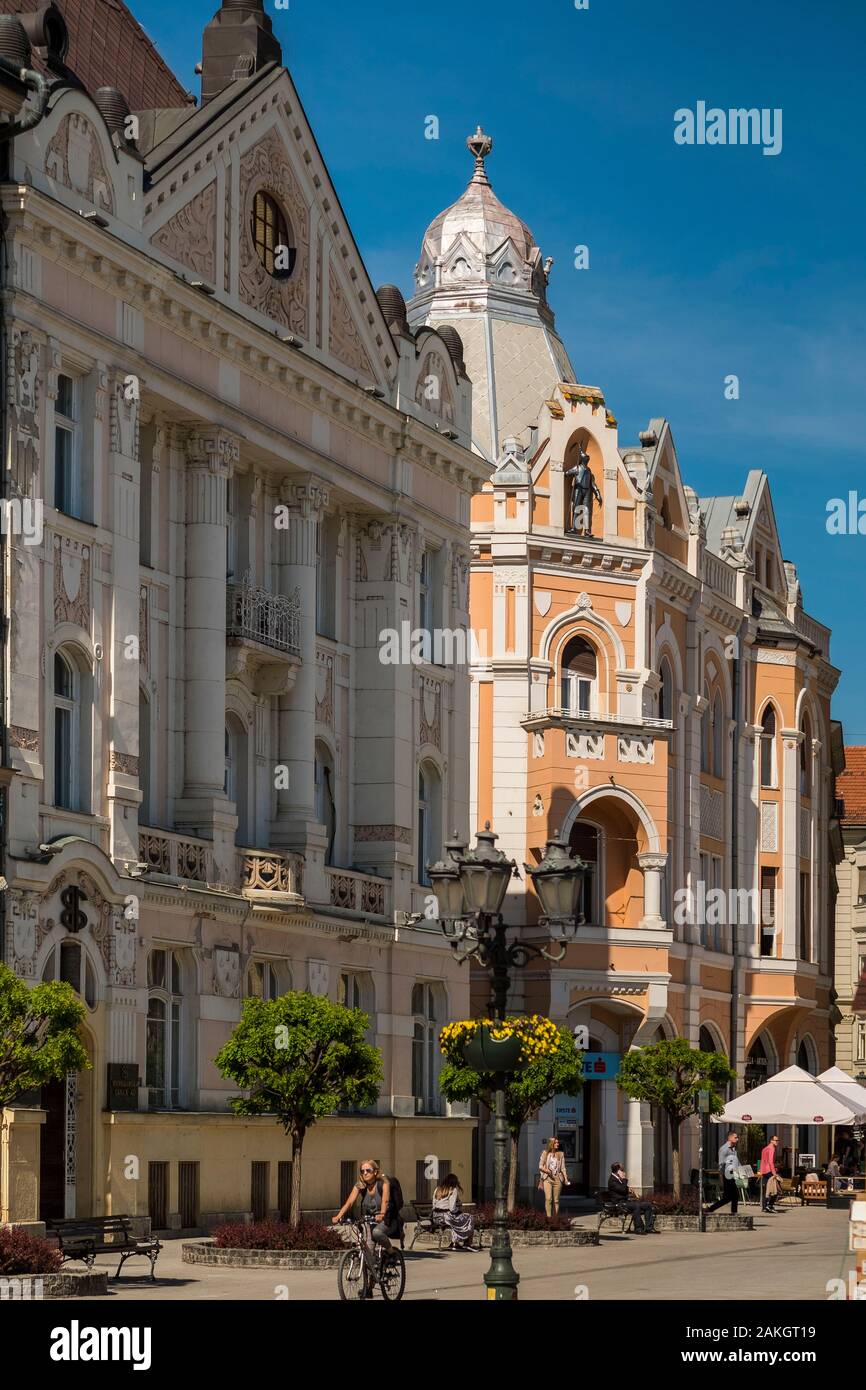 La Serbia, Ba&#x10d;ka, Novi Sad, centro città Foto Stock