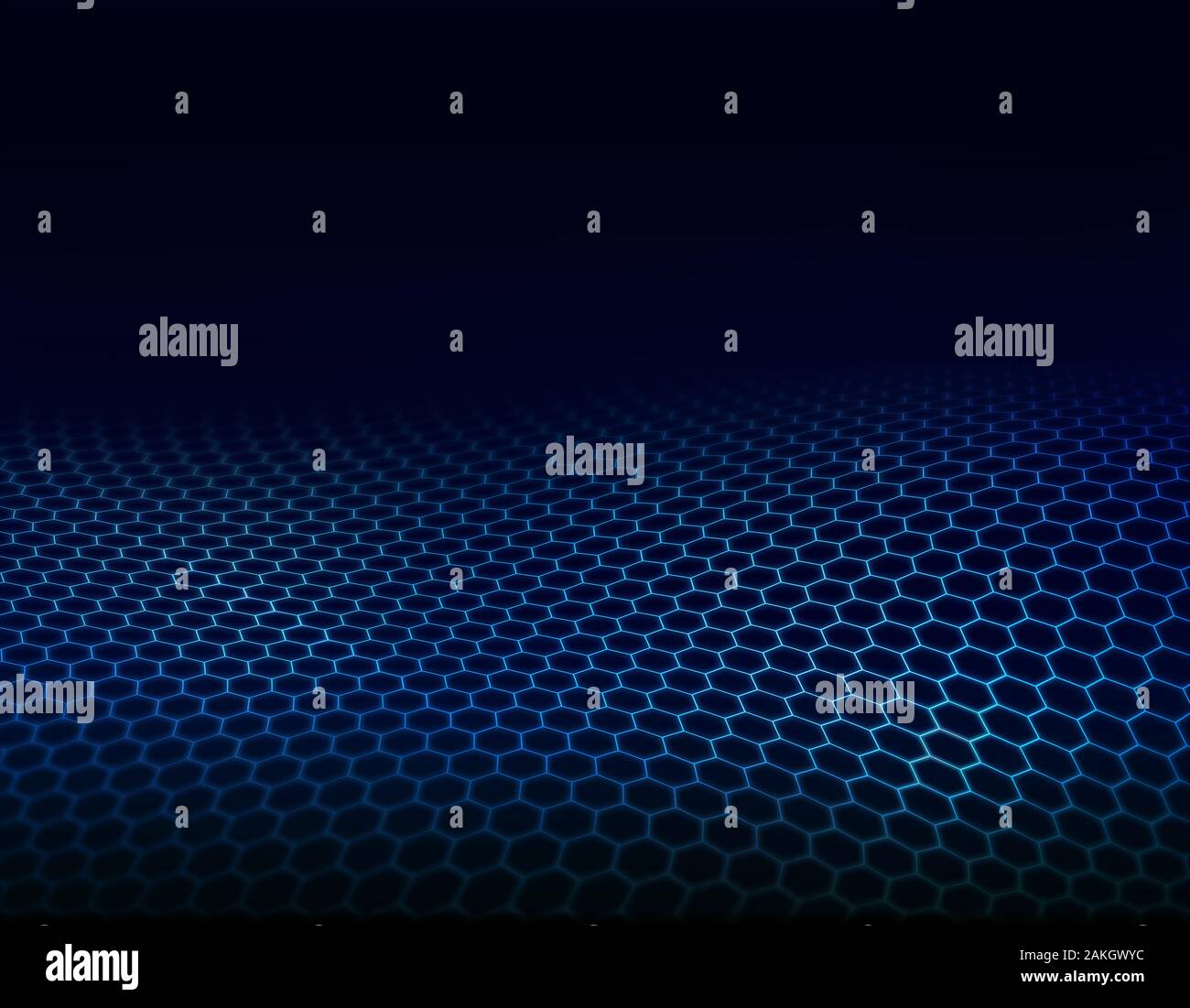 Sfondo astratto con griglie blu. Foto Stock