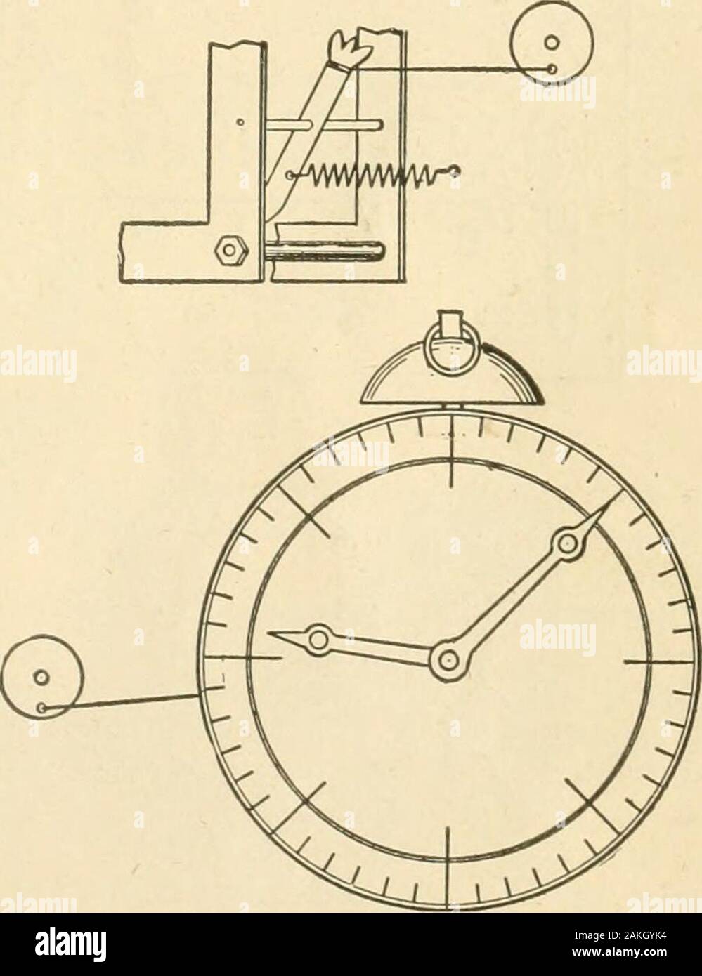 Meccanica per Young America; come costruire barche, motori di acqua, mulini a vento, proiettore, elettrico allarme antifurto, ghiaccio barca ..ecc.; le indicazioni sono semplici e completeReprinted da Popular Mechanics . cts uno dei denti sulla prescritta leviti laterali, ma non appena esso è parallelo con tnecore del magnete del circuito è brokenand lo slancio della ruota bringsanother dente di essere attratto. Per invertire il motore invertire la connes-zioni e avviare la ruota in altro modo.Assicurarsi che i telai sono avvitati downwell o il motore funziona a scatti anddestroy connessioni.-contribuito da F.Crawford Curry (14 y Foto Stock