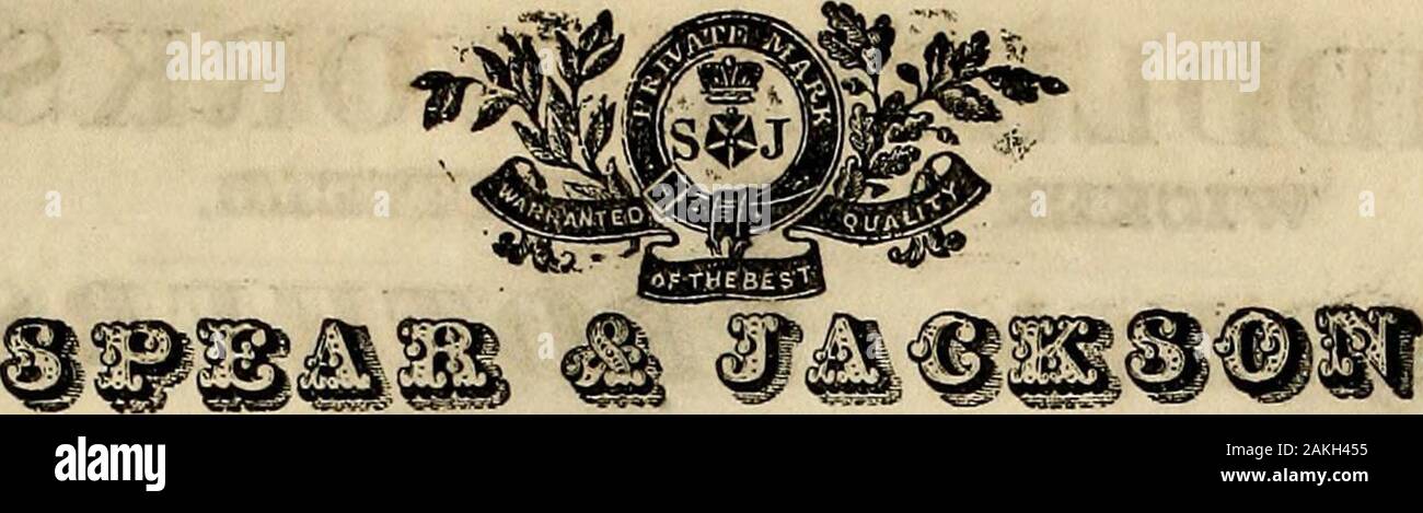 Slater's ..Royal National Directory commerciale e la topografia della Scozia, etc . Ompleta.scale geometriche, balaustre, verande, Palisades, cancelli e livrea VARIETÀ DI GHISA recinzioni per giardino case, chiese e altri edifici di grandi dimensioni, sia da acqua calda, vapore o aria riscaldata. La pesatura MACHIl^ES DI TUTTE LE DIMENSIONI, PER FERROVIA O CmhnU strade. ^71) JOH N CLARK, GAYFIEIiD Square, Edimburgo. Stabilito 1816. Il veneziano, molla, rullo, una garza di filo,; e ogni altra descrizione di . la a un insieme a) s ^ VENEZIANE alterato, dipinte e riparato. Ho J. C. nel ritornare grazie ai suoi numerosi ven Foto Stock