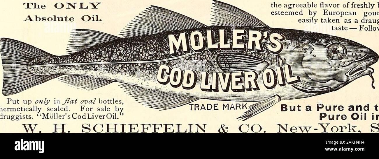 Il secolo illustrato rivista mensile . La FORESTVILLE CANNING CO. Ufficio  Vendite: 39 \u0026 41 WOODLAND AVE., Cleveland, O. L'olio ONLYAbsolute. Olio di  fegato di merluzzo; interamente di olio di fegato di