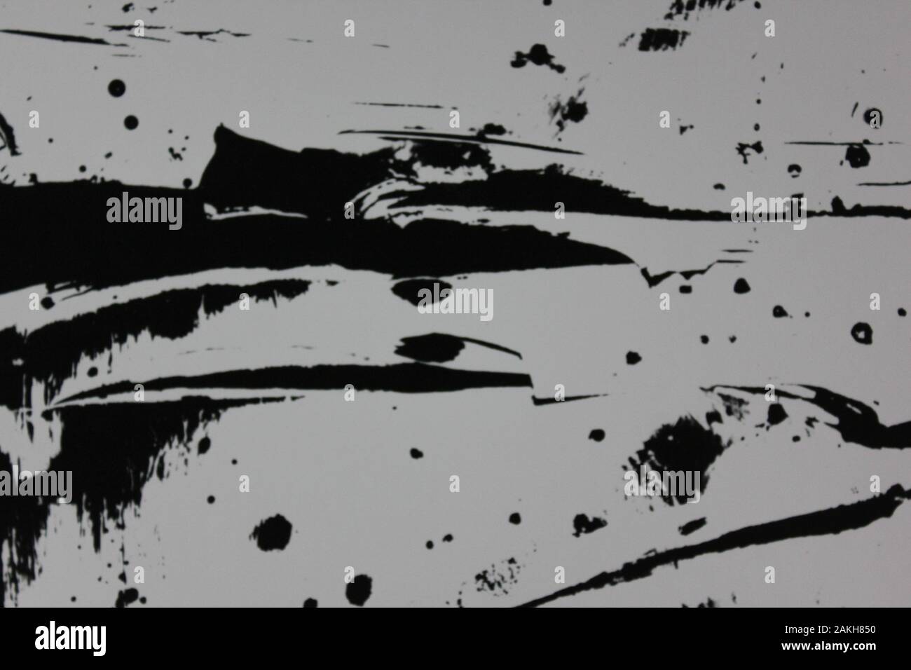 Fine anni settanta in bianco e nero extreme teorico di fotografia astratta Foto Stock