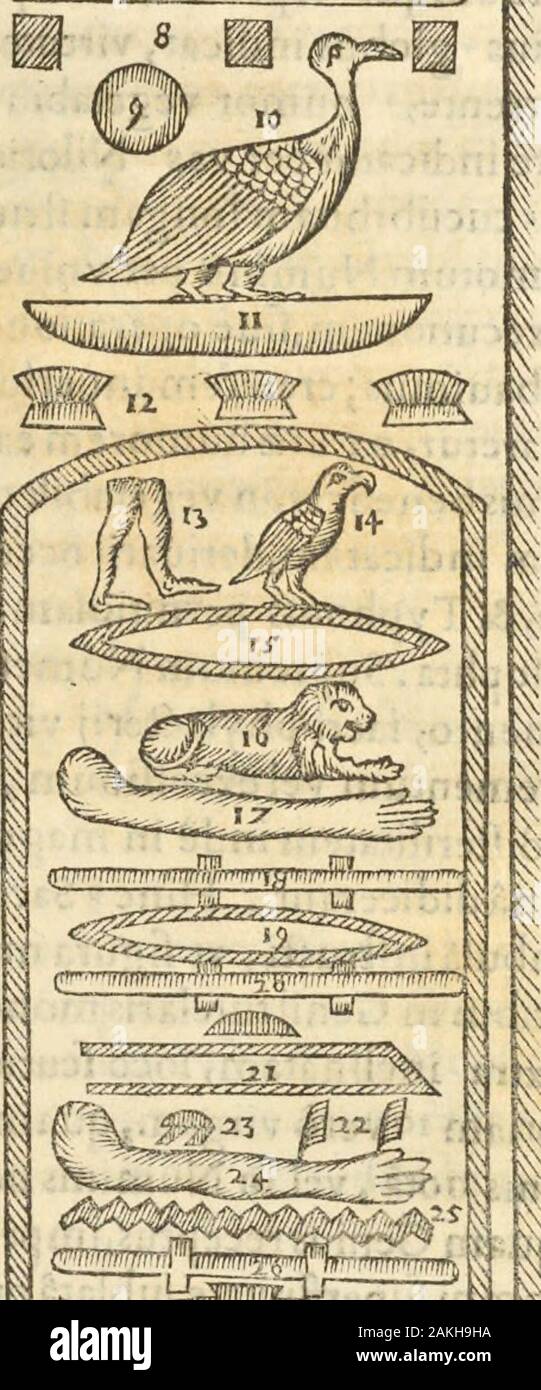 Athanasii Kircheri e SocIesu Obeliscus Pamphilius, hoc est, interpretatio noua & hucusque intentata obelisci hieroglyphici quem non ita pridem ex veteri hippodromo Antonini Caracallae Caesaris, nel forum agonale transtulit, integritati restituit & in Vbis Aeternae ornamentum erexit Innocentius XPontMax: in quo post varia Aegyptiacae, Chaldaicae, Hebraicae, Graecanicae antiquitatis doctrinaeque qua sacrae, qua profanae monumenta, veterum tandem theologia, hieroglyphicis inuoluta symbolis, detecta e tenebris in lucem asseritur . C^i7r!FZLl!!!!tr,!!r TTTffTTT^. H ^^0&GT;^^^ Foto Stock