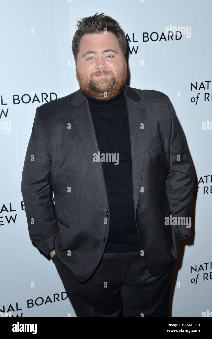 New York, NY, STATI UNITI D'AMERICA. Gen 8, 2020. Paolo Walter Hauser presso gli arrivi per la National Board of Review Annual Awards Gala, Cipriani 42nd Street, New York, NY Gennaio 8, 2020. Credito: Kristin Callahan/Everett raccolta/Alamy Live News Foto Stock