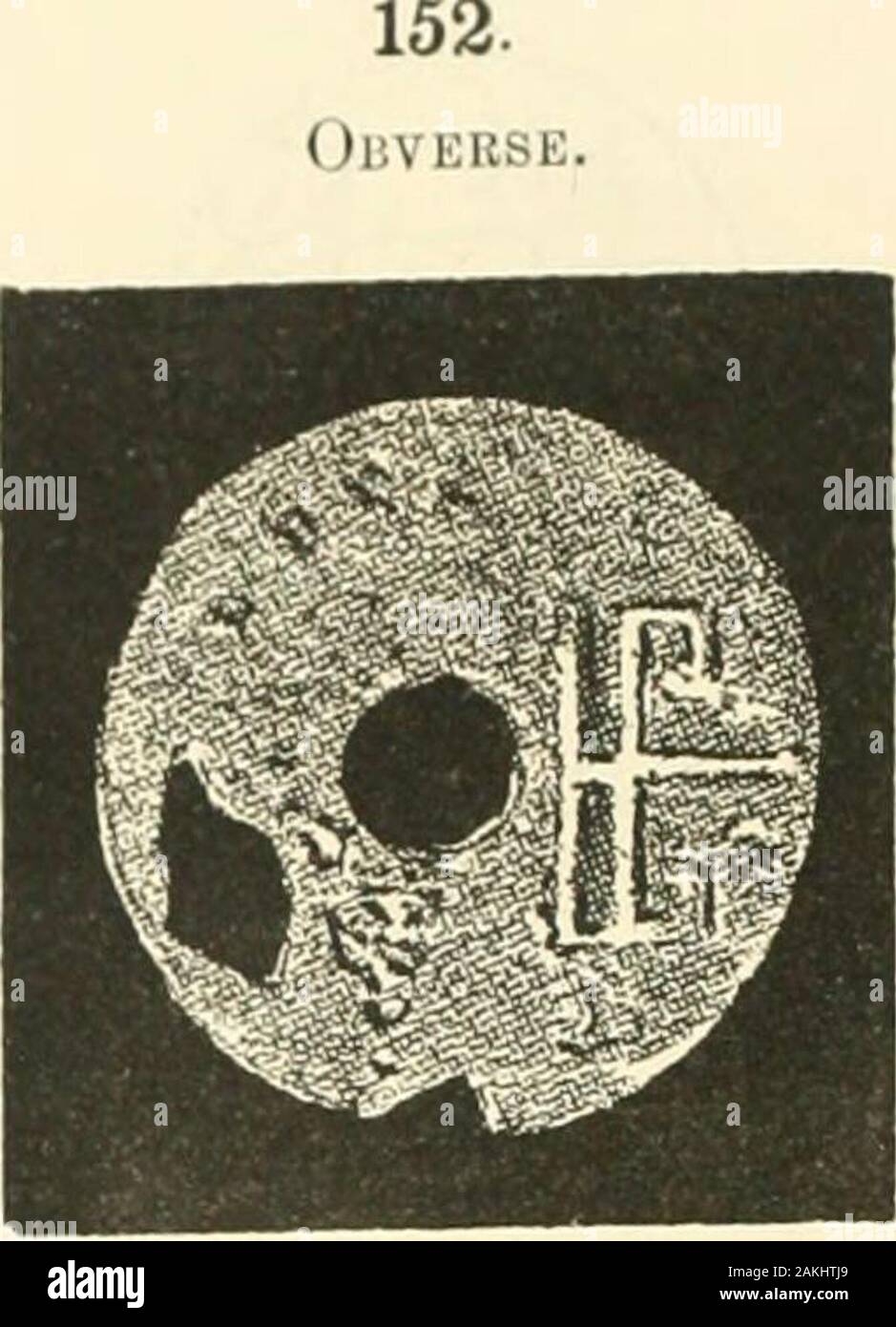 Catalogo delle monete cinesi dal VII centBC., ad AD621inclusa la serie nel Museo Britis . Ilaln,no niark.^ circa la fine della Guerra Civile (481-255 a.C.) Yuen era sulla frontiera del thestates di Tchou J^ e di Tchao ^. Fu il nome dato dal conquistatore,Tchao Siarig Wang, di Tsin, alla regione di pa-ventola e Pi-ella (S.-W. Sliansi), in290 A.C. Vedere sopra, Pu-Money serie 17, p- 28, e (252-259) pp. (H, Li2. Vedere anche(161) p. 38, che forse appartiene allo stesso luogo di rilascio. TCHOU dinastia. {GiirdHtr Coll.) tl Yum. Stesso come 151. (1606) Yuen.stesso come 151. (1007) (girato ovui) Yue Foto Stock