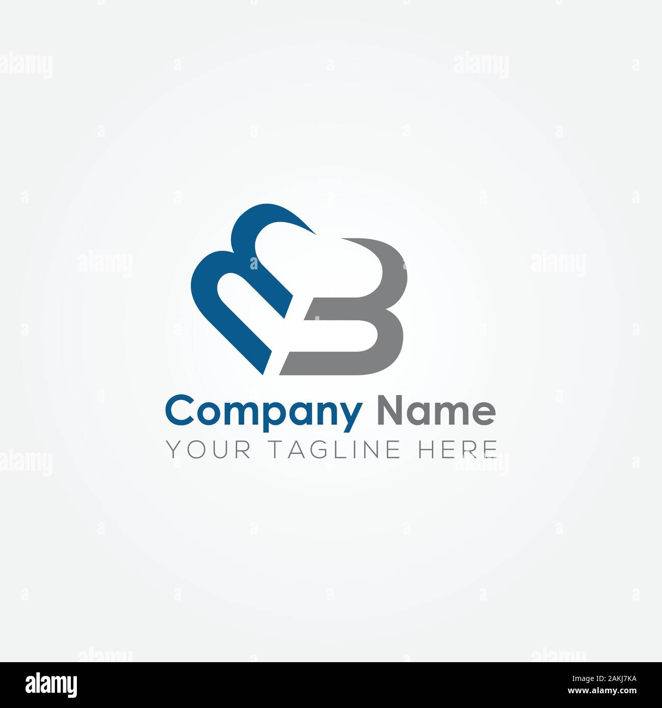 Iniziale LETTERA BB Logo con creativa e moderna Tipografia Business template vettoriale. Creative Abstract LETTERA BB vettore Logo. Illustrazione Vettoriale