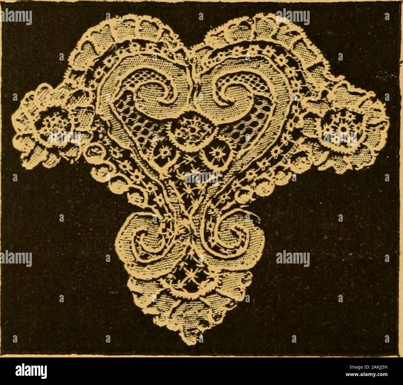 Histoire du point d'Alençon, depuis son origine jusqu'à nos jours . en faveur. Lexposition de 1889donnera un nouvel essor au commerce en général ; les fabricants de (1) Louise Rondeau était tille de Jean-Baptiste Rondeau, sieur de La Perrière, et de.Marie Renard, de Prez-en-secchio. Le bureau de Renée Lefrère était rue de la Juiverie. Le bureau de Jean Devalframbert était situé rue du Jeudi. 8 H4 Histoire du point d'Alençon punto tiendront à placer Sous les yeux des Étrangers toutes lesrichesses de la fabrication alençonnajse. Quant à la seconde, nouspensons que les Dames ricchezze et élégantes fero Foto Stock