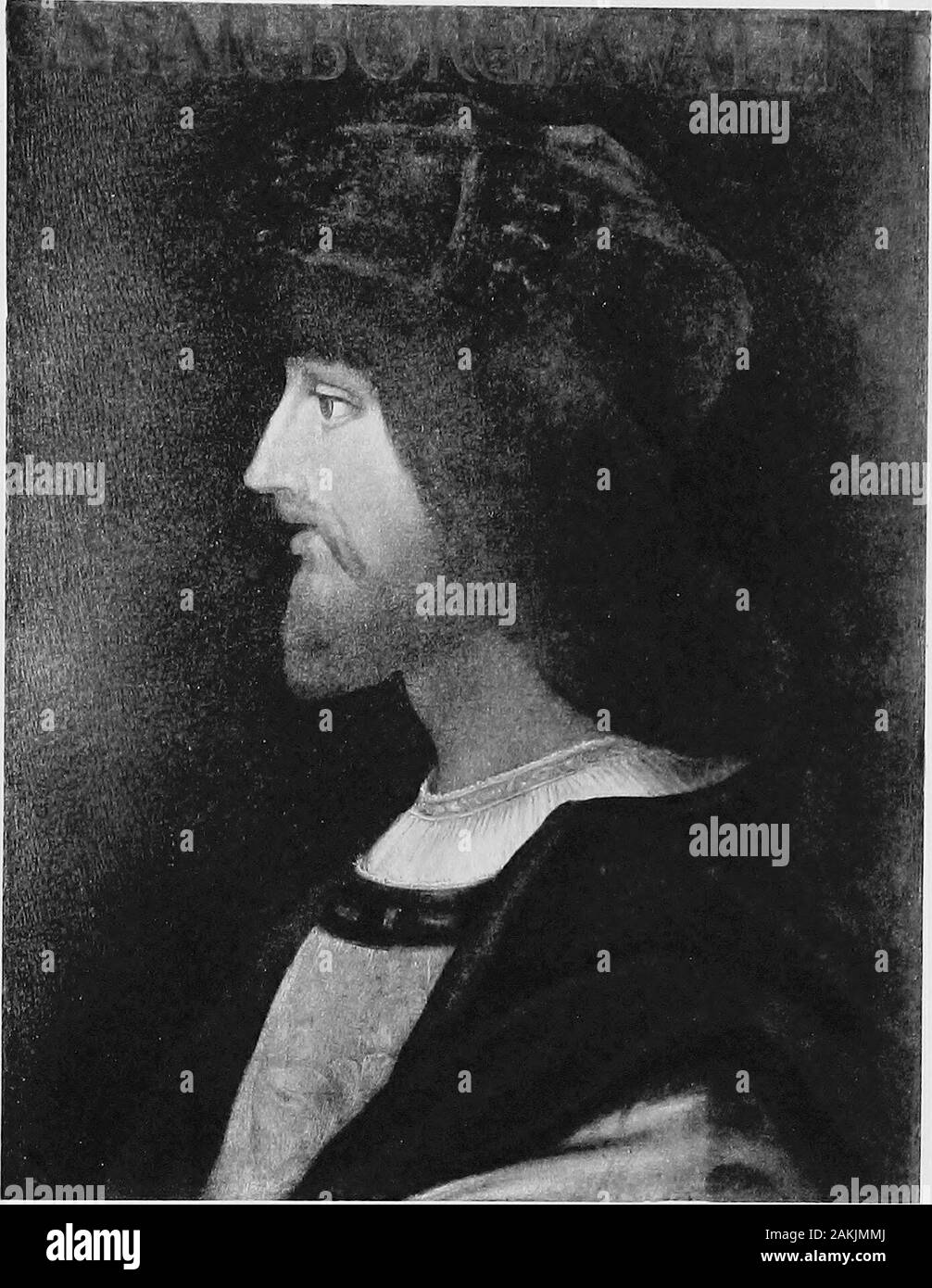 Vecchio Touraine; la vita e la storia del famoso chateâux della Francia . rilliant negoziati che la nextactor deriva che gioca una parte importante a Chinon.Nel 1498 Louis XIL, che aveva appena venuti a thethrone, è stato applicando a papa Alessandro VI. per adivorce dalla sua prima moglie Jeanne de France. Theroyal lettere provenivano in Vaticano durante la reignof Borgias l. Lucrezia era stato dato in mar-riage ad uno dopo l'altro dei principi italiani come itsuited la politica di suo padre senza scrupoli. Cae-sar Borgia, che non aveva a lungo prima di assassinati hisbrother, il Duca di Gandia, stato desiderio di givefull Foto Stock