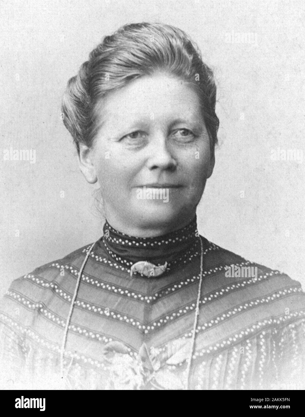 Eline Johanne Frederikke Hansen (1859 - 1919), Danese femminista e leader di pace. Foto Stock