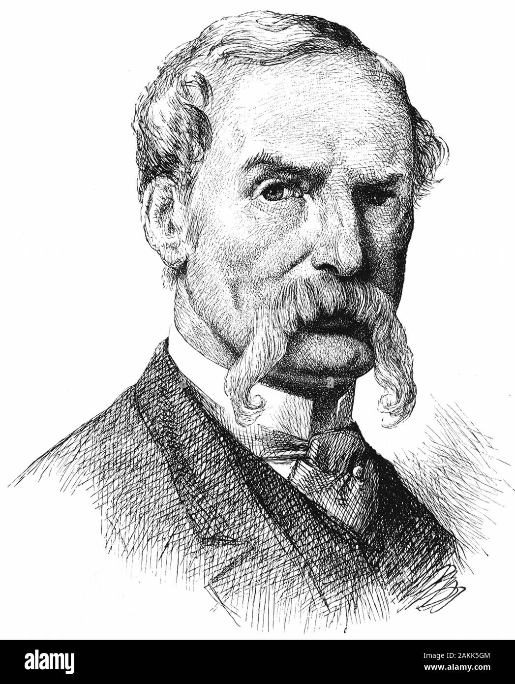 Sir John Tenniel (1820 - 1914) illustratore inglese, UMORISTA GRAFICO Foto Stock