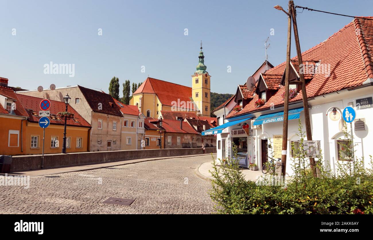 La mia bella città natale, Samobor, Croazia Foto Stock