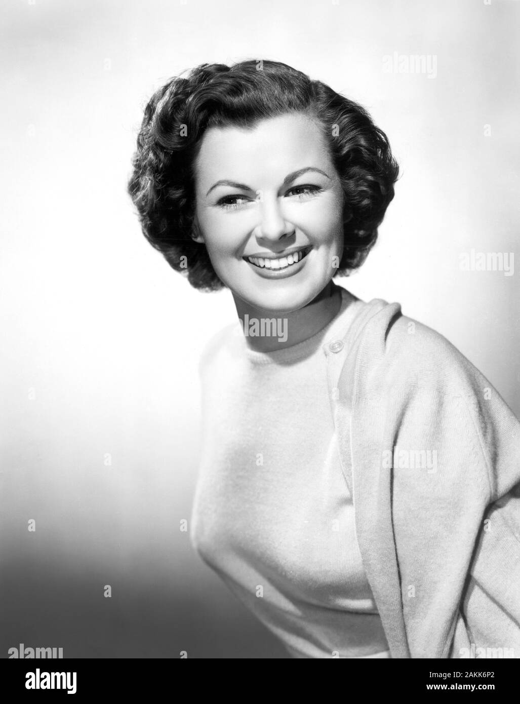 Barbara Hale, Ritratto di pubblicità per il film "La prima volta", Columbia Pictures, 1952 Foto Stock