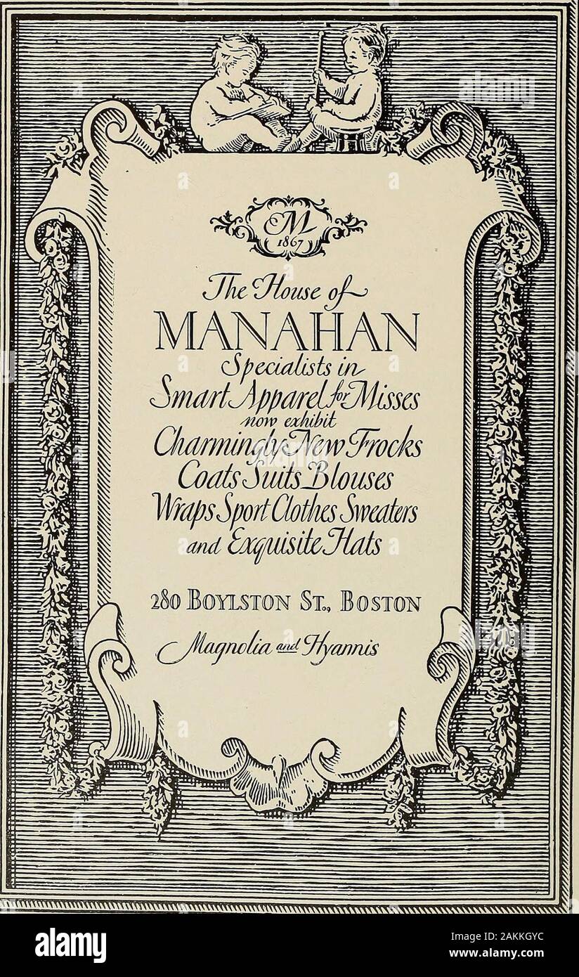 Lasell foglie . 6, Boston, Mass., Gennaio 1924 n. 3 Bi-Monthly pubblicato da ottobre a giugno dal Lasell studenti del seminario. Iscritti di seconda classe mattei ?t il Boston. Messa., ufficio postale. Accettazione per mailing a tariffe speciali di spedizione previste nella sezione 1103, Atto di Ottobre 3, 1917, ha autorizzato il 28 ottobre 1918. LASELL LASCIA IL PERSONALE 23 e 24 Editor-in-Chief Business Manager JOCELYN TONG Assistente EditorESTHER letteraria PALMER ELIZABETH FRICK Assistant Editor editor locale RUTH BUFFINGTON scherzo redattori ELIZABETH ANDERSON MARIA PARRY ANNA HENDEEELIZABETH NOWELL Editor letteraria il triidrato di alluminio Foto Stock