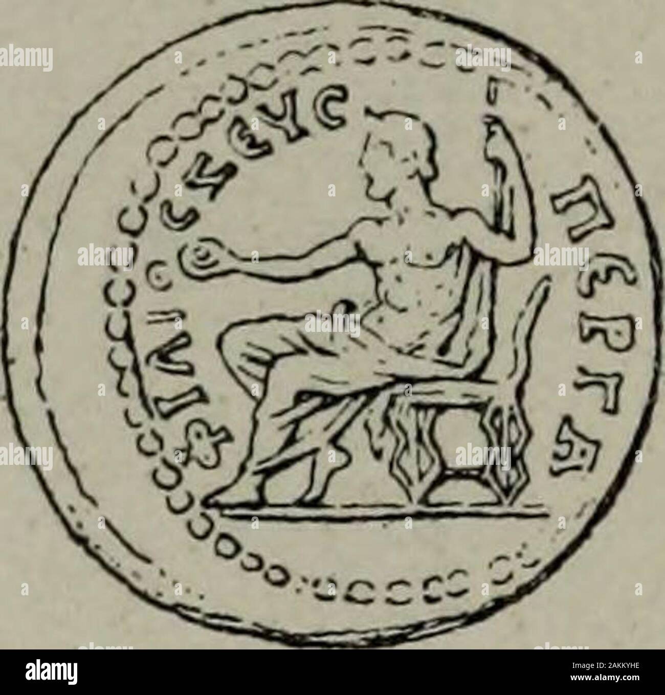 Zeus : uno studio nella antica religione . Fig. 980. Fig. 981. Fig. 982. Traiano stesso più o meno su un par con Zeus Philios. In tal modo il emperorshead occupa complementare, gli dèi testa la retromarcia, di una moneta (fig. 980) 1.o, gli imperatori testa sul complementare è bilanciata da una figura seduta del godon la retromarcia (fig. 982)2. Oppure, l'imperatore in costume militare sorge accanto al /&GT; oratore sulla sua piattaforma e ispirando il suo discorso (cp. Welcker Gr. Gotterl. ii. 20Farnell Ctdts di GK. Membri i. 162). Supra pag. 897 n. 3. La Southern o townward volto di Trajans Arch a Beneventum, che come thePer Foto Stock