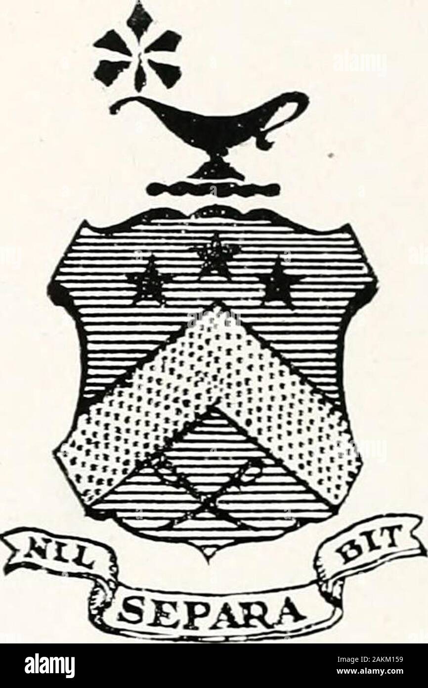 Calice . Pestate presso il College di Charleston, S. C, 1904 3af)0 capitolo stabilito 1920 Jfrater in JfacuUatc S. ROBBINS Jfratresf nel Collegio H. S. ASHBY R. B. Overton Hellier W W . Un Peavy G. L. Hill A. B. Powell, Jr. S. E. Howie E. E. ROSBOROUGH 0. F. McGiLL I. W. Stolz L. W. MiLBOURNE J. C. H. Wilson304 W. Walker Foto Stock