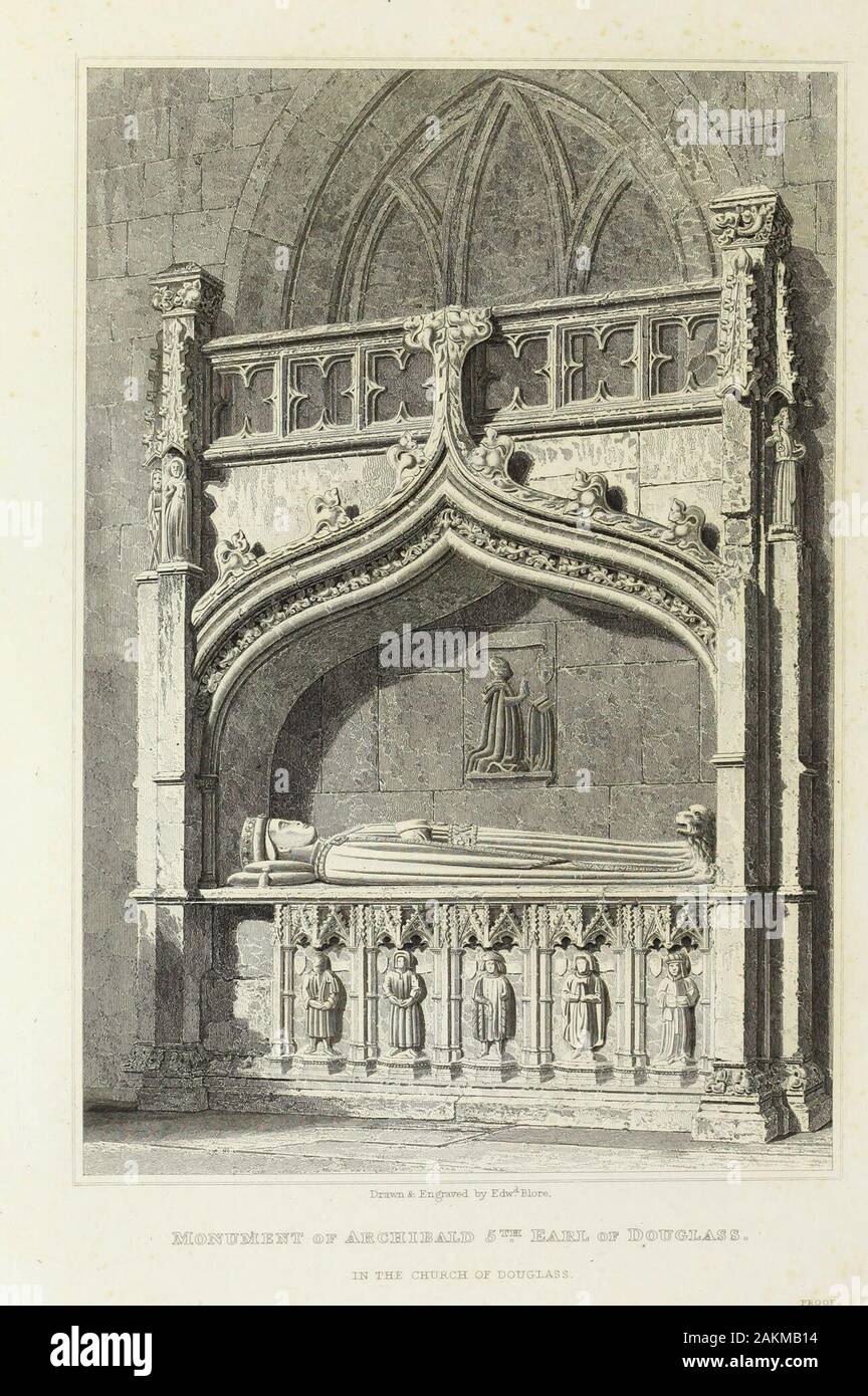 I resti monumentali di nobili e illustri persone : comprendente la camera sepolcrale antichità di Gran Bretagna . di Richard, Signore Spencer, andsecondly, di Henry Percy conte di Northumberland. 11. Anne, moglie, prima, di Humphrey, duca di Buckingham,e successivamente di Walter Blount, Signore Mountjoy. 12. Jane, una suora. 13. Cicely, sposato a Richard Plantagenet, duca di York.Joanna, contessa di Westmorland, morì sul tredicesimo di novembre 1440, e fu sepolto nella chiesa cattedrale 10 conte di WESTMORLAND. di Lincoln, sul lato sud del coro, dove un altarmonument di marmo grigio è stato eretto per Foto Stock