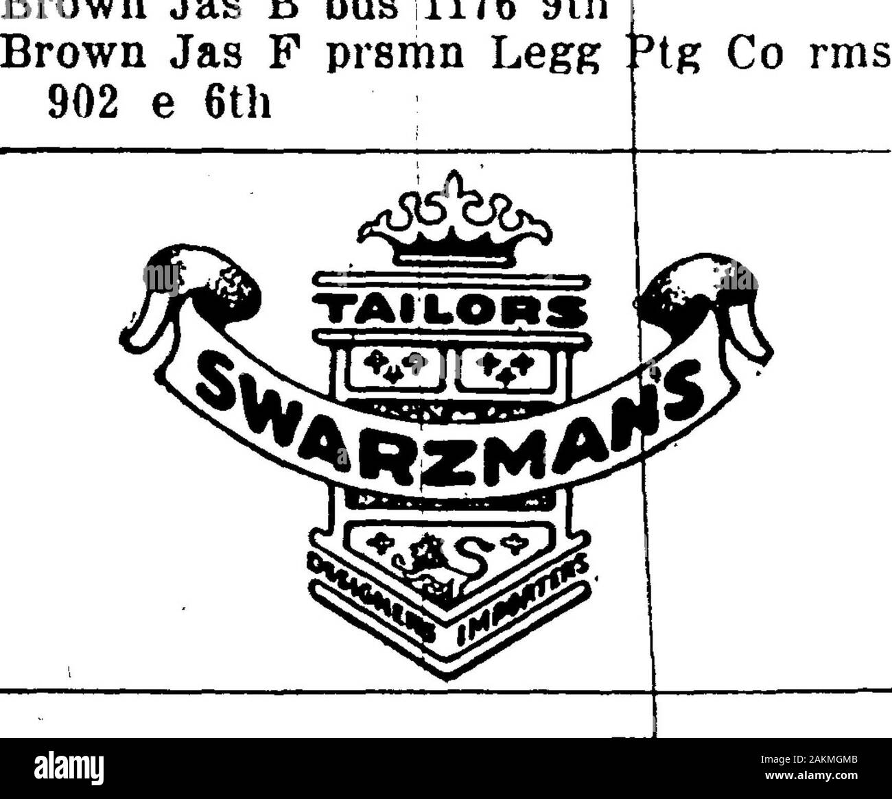 1921 Des Moines e Polk County, Iowa, Città Directory . itor w 3d piBrown Henry F carp bdsBrown Henry F speziale 13thBrown Henry J teller la llrust & Sav Banca bds 1122 33dBrown Henry M trav rcHBrown Henry M v-pres Phckard Iowa Motor Co res 2515 Forejst drBrown Herman M dist mngr Koehring Machy Co res ^202 Fiell AptsBrown Homer C j)lmbr Winston P ^ E Co res 2626 Dean av HOTEL BROWN, THEBrown Appartamenti Co Ov^ners, Apart-ment Hotel, 4° nw ccr Chestnut,TEL 1348 Mercato (vedere c assified Ho-tels)Brown Hubbard P carp re 5 1622 H LyonBrown Earl carp bds 16 J2 LyonBrown Ina studentessa infermiera U Met HospBro Foto Stock
