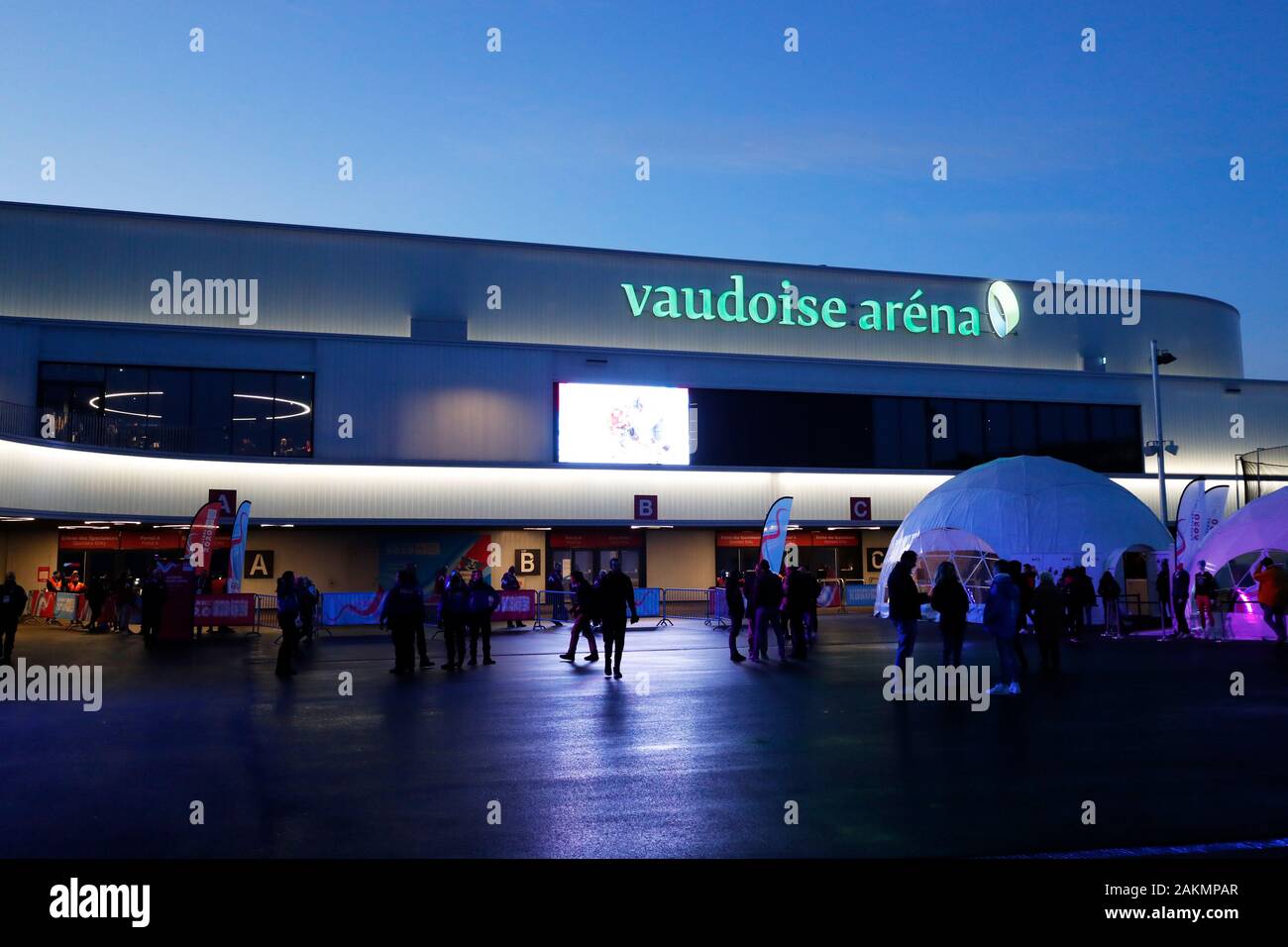 Vaudoise arena, Losanna, Svizzera. Il 9 gennaio, 2020. Vista generale, 9 gennaio 2020 - Cerimonia di apertura : Cerimonia di apertura durante il Lausanne 2020 Inverno Olimpiadi della Gioventù a Vaudoise arena, Losanna, Svizzera. Credito: Naoki Morita AFLO/sport/Alamy Live News Foto Stock