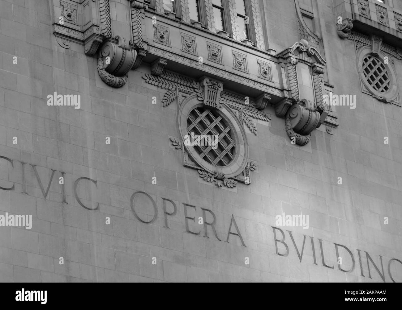 Civic Opera Building Foto Stock