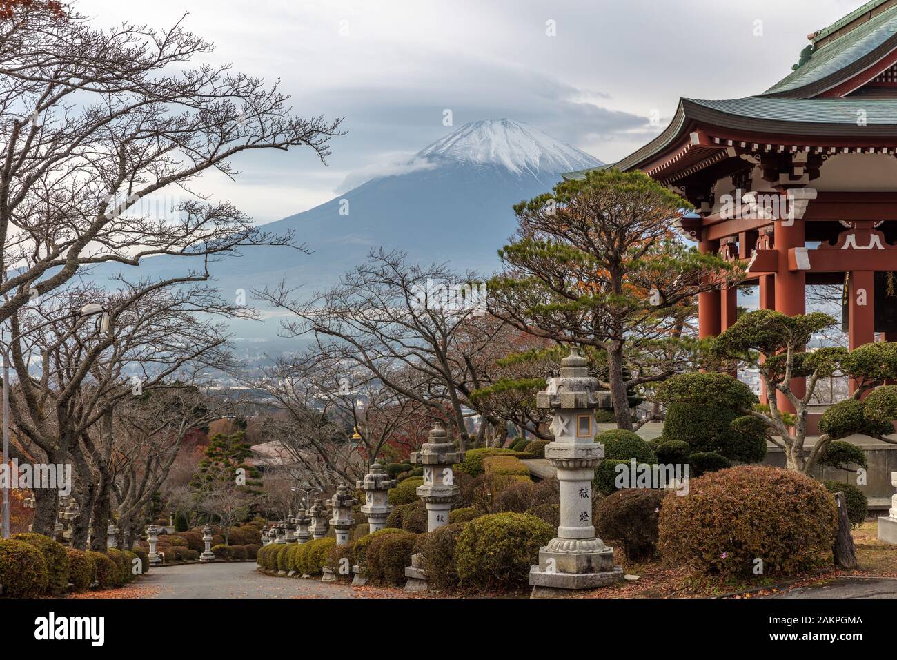 Il Giappone del Monte Fuji hakone parco della pace Foto Stock