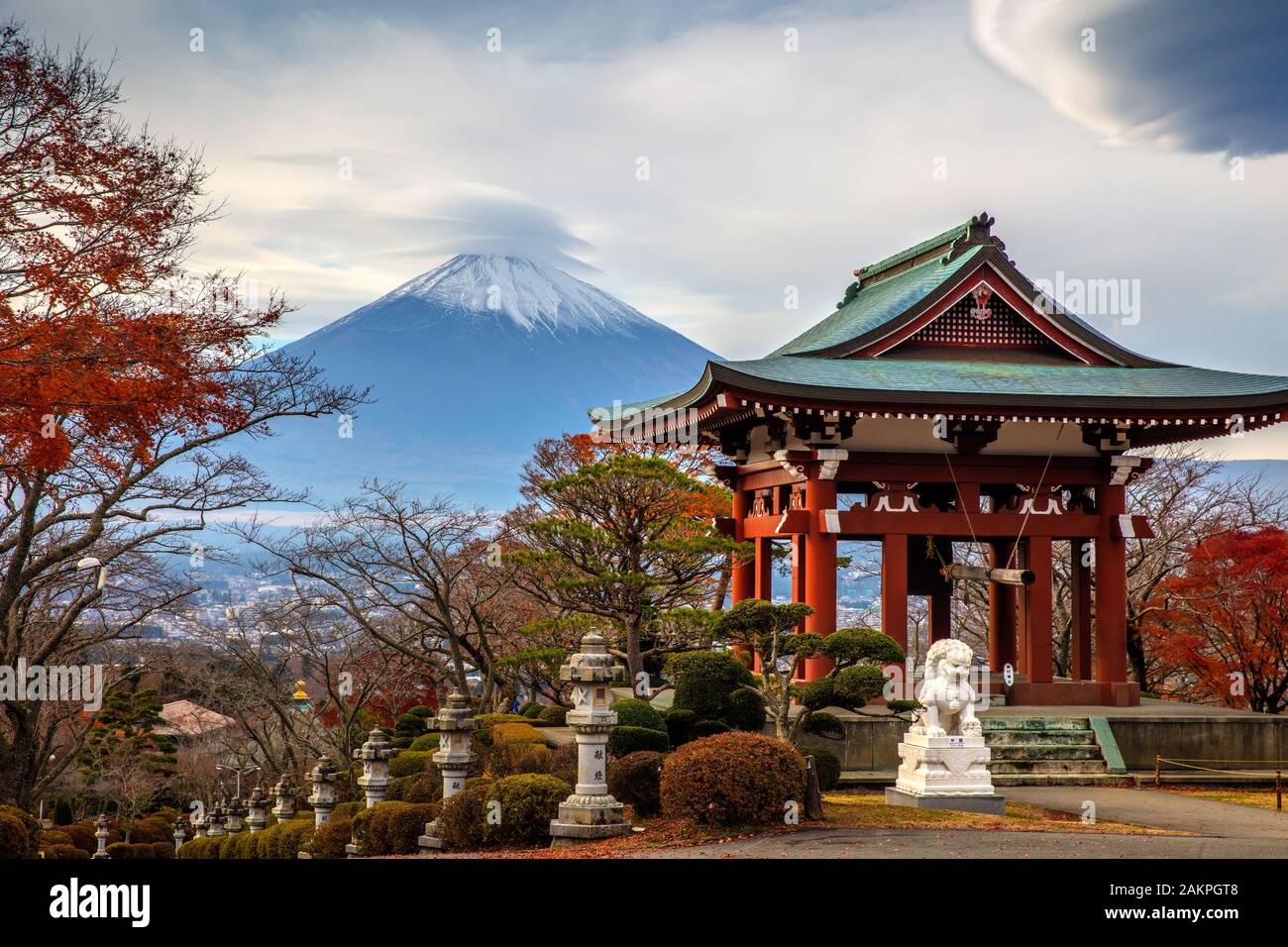 Il Giappone del Monte Fuji hakone parco della pace Foto Stock