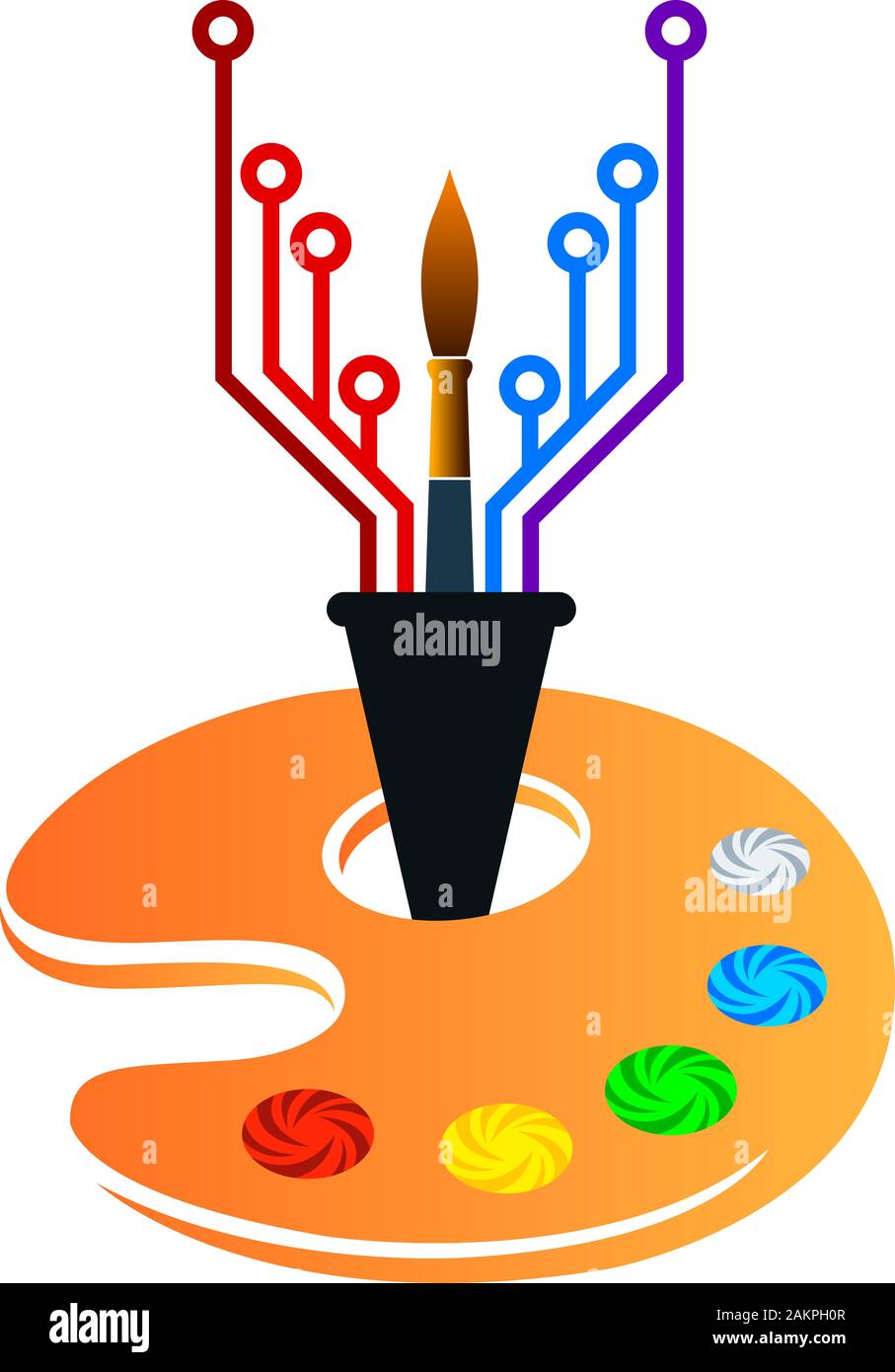 progettazione di circuiti digitali Foto Stock
