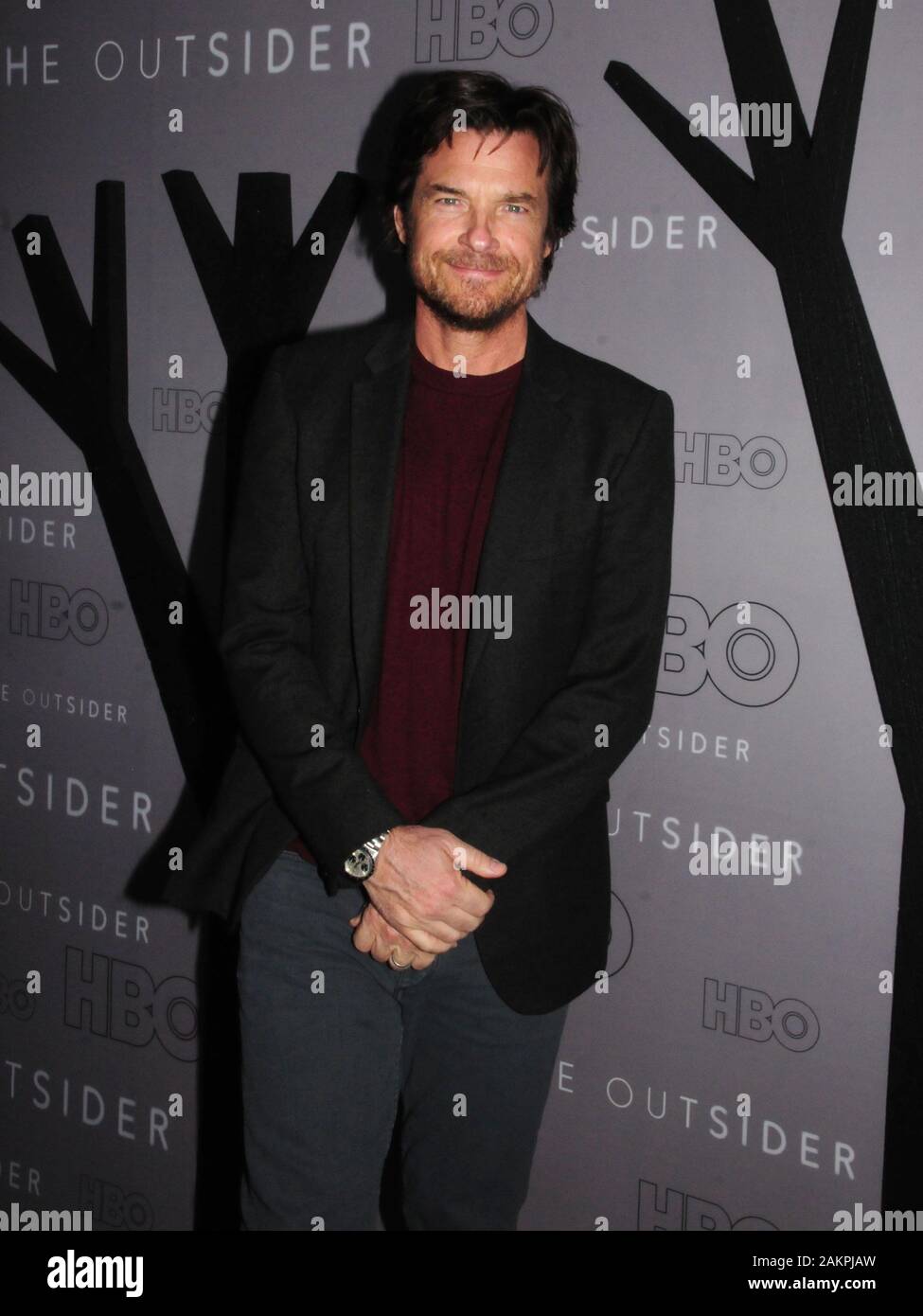 Los Angeles, California, Stati Uniti d'America 9 gennaio 2020 executive producer/director Jason Bateman assiste del HBO " outsider " Premiere su Gennaio 9, 2020 a DGA Theatre di Los Angeles, California, USA. Foto di Barry re/Alamy Live News Foto Stock