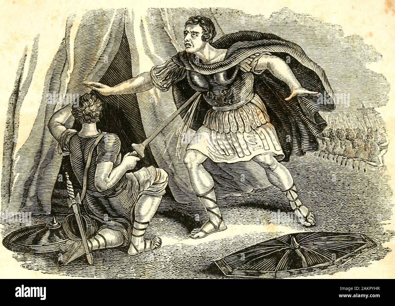 Le opere drammatiche di William Shakespeare : stampato con precisione dal testo della copia corretta lasciato dal compianto George Steevens, Esq: con un glossario e note e uno schizzo della vita di Shakespeare . n.Per vedere il grande Pompeo passano per le strade di Roma:e quando hai visto il suo carro ma appaiono,non avete fatto un grido universale.Che Tyber tremò sotto il suo banche,per ascoltare la replica dei vostri suoni,realizzato nella sua rive del controbattitore?e ti noAv mettere sul vostro abbigliamento migliore ?e fare voi ora cull fuori una vacanza ?e fare voi ora mettete i fiori nel suo modo,che proviene in trionfo sul sangue Pompeys ?essere Foto Stock