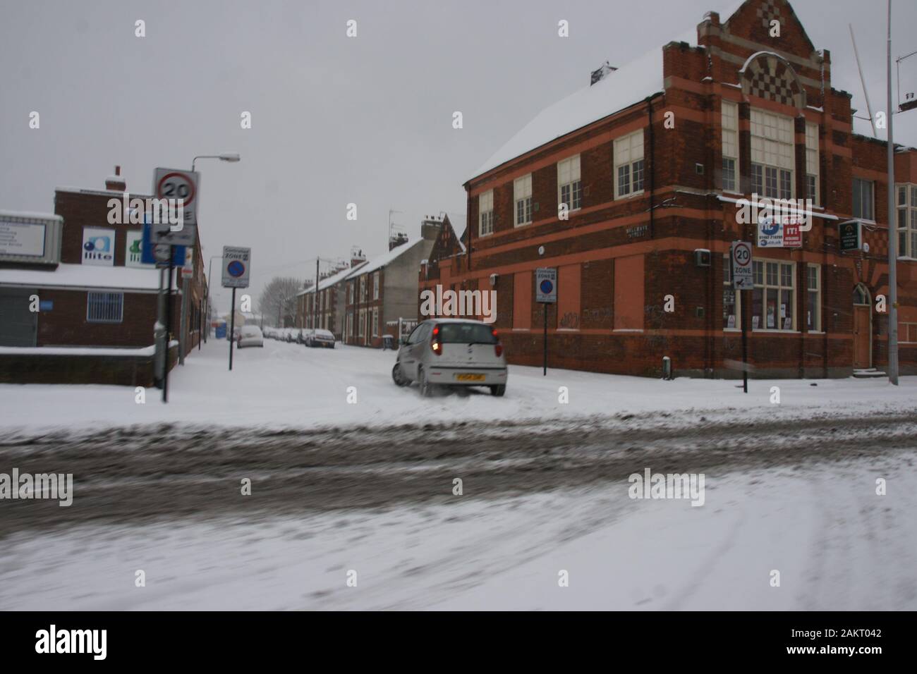 Neve, Kingston upon Hull Foto Stock