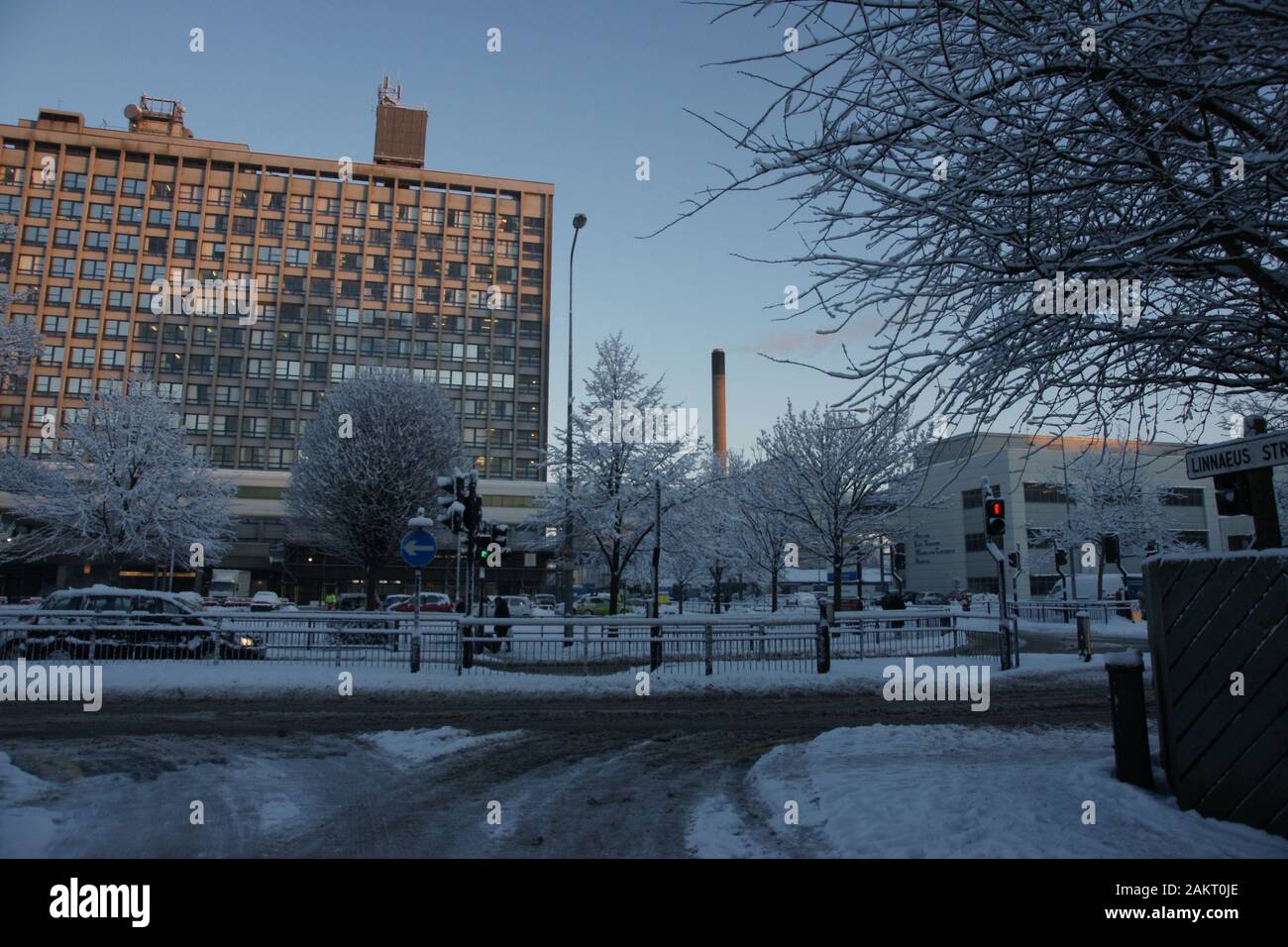 Neve, Kingston upon Hull Foto Stock