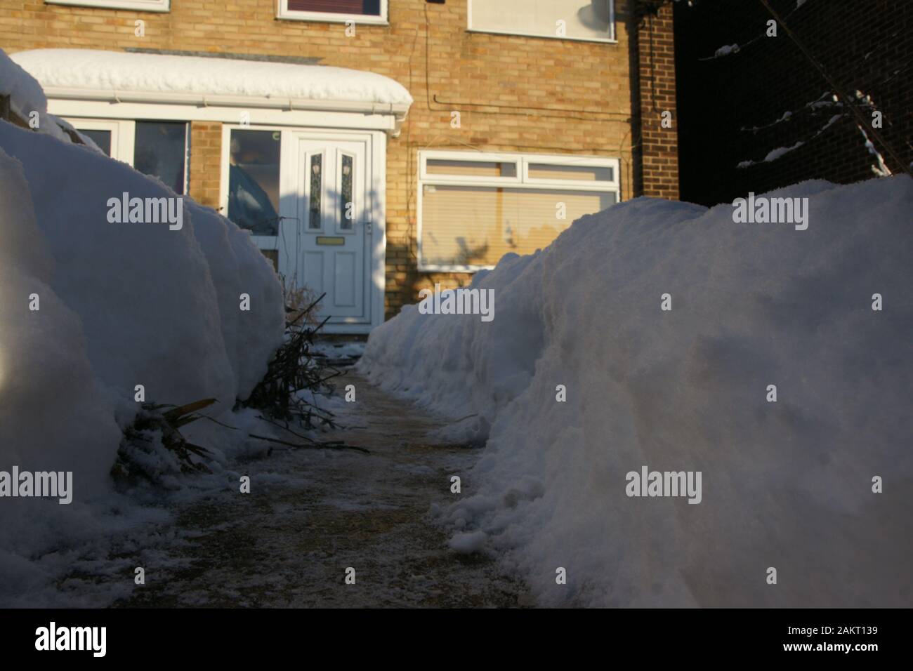 Neve, Kingston upon Hull Foto Stock