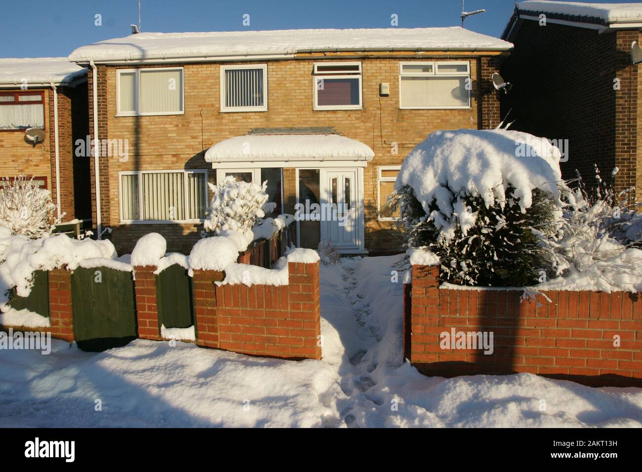 Neve, Kingston upon Hull Foto Stock