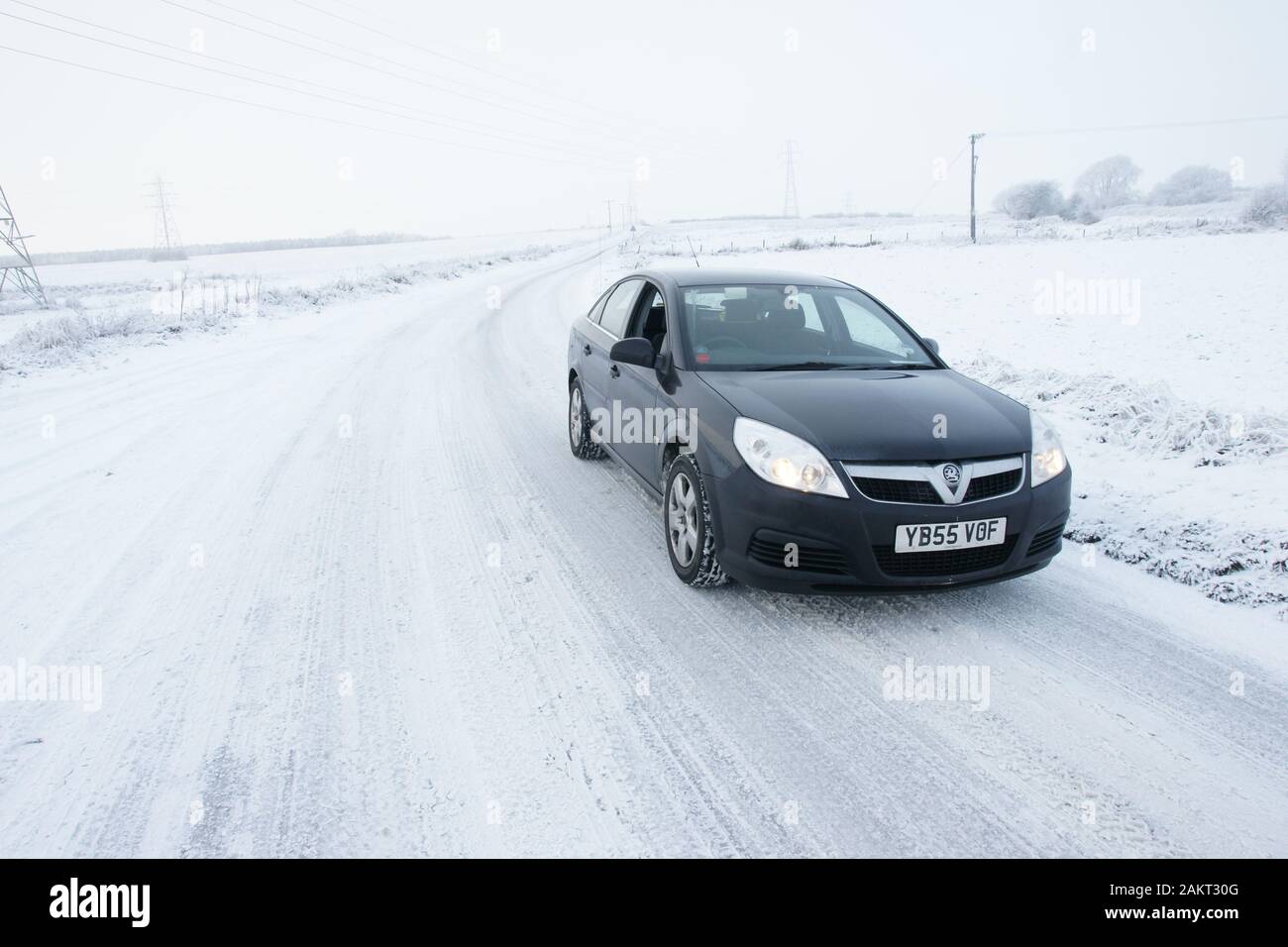 Neve, Kingston upon Hull Foto Stock