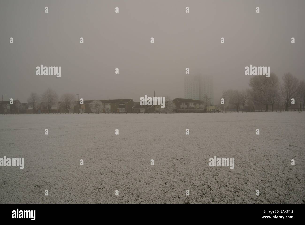 Paesaggi innevati Foto Stock