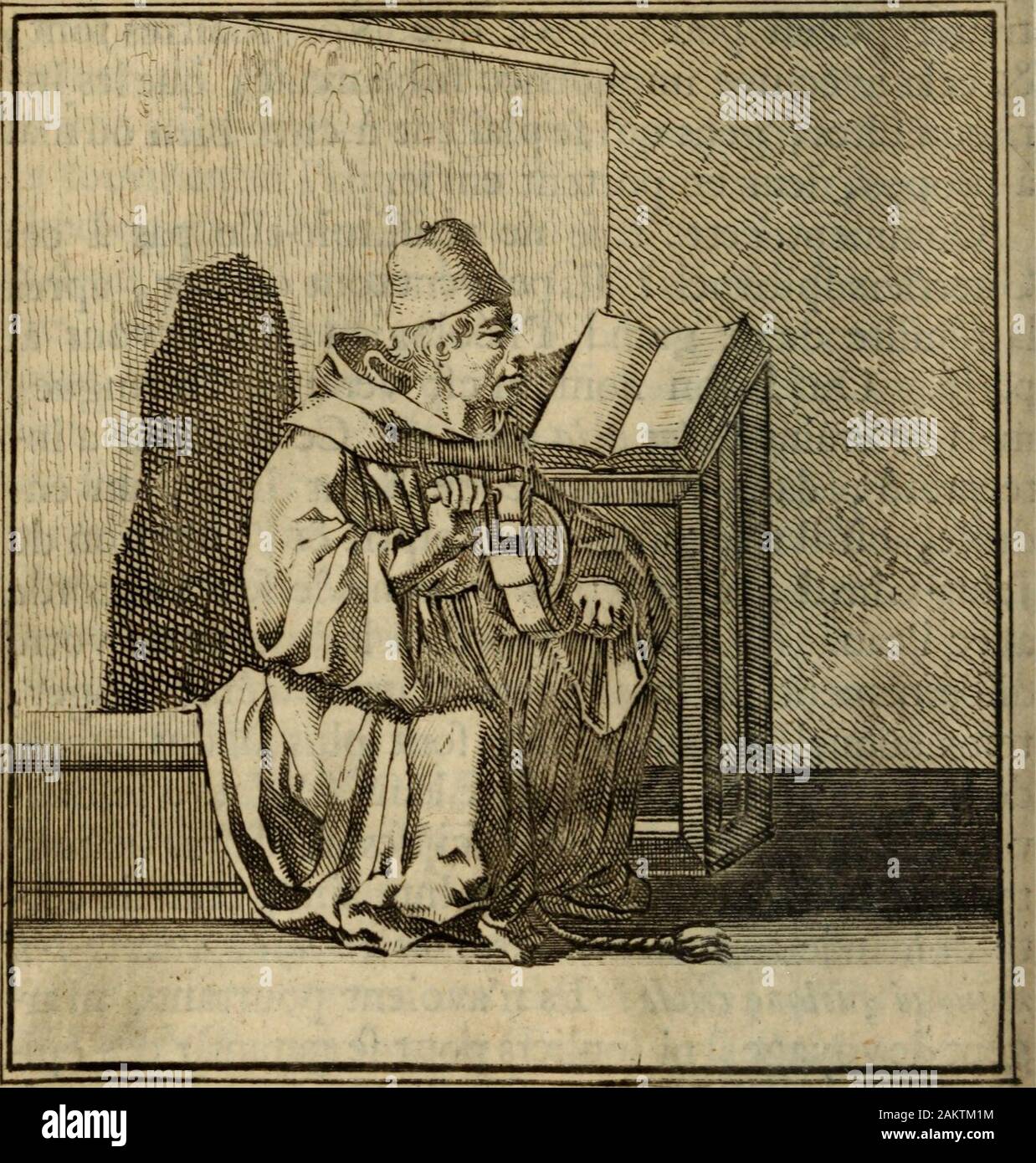 L'Eloge de la Folie : composé en forme déclamation . ué quelque chofe? Ils nav oient pourtant, ni ar-gent de voyage, ni fouliers pour fe garantir des épi-ho nés 6c des caillous, ni fac de provifion contre lafaim. Les Apôtres ayant répondu , quils avoienttrouvé leur néceflaire partout > J préfcnt,dit ic Sau-veur , celui de vous qui un fac onu, petit ou grande quaili le laiffe là y Ï3 a ceUti qui na punto: dépée^ qtiîl vendei fa tunique pour en acheter une. Toute la DoctrineEvangelique ne roulant que la pelliccia debonnaireté, lapatience , le mépris de la vie, il faut saveugler^ poveri y ^^ycz la Fig. pag Foto Stock