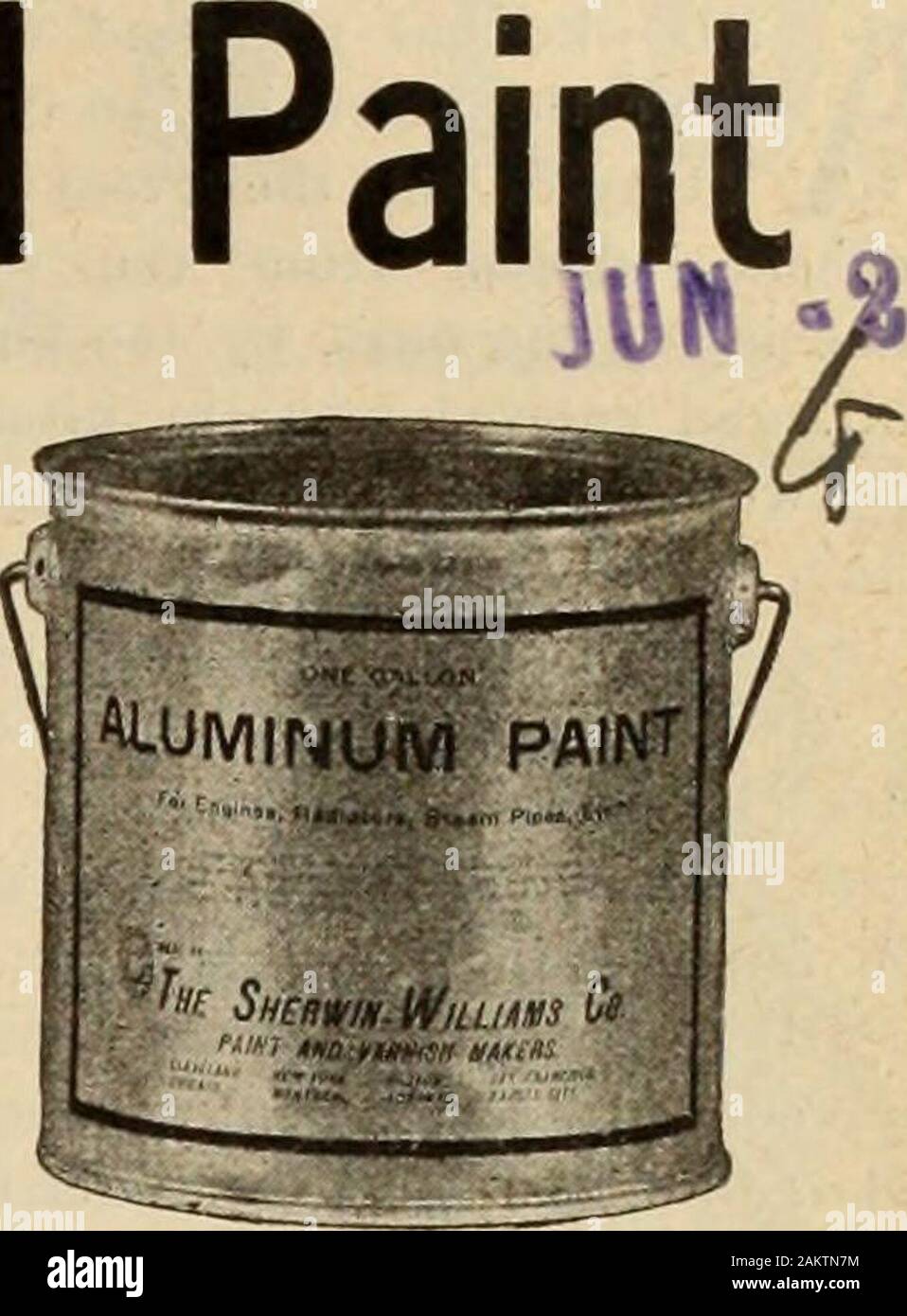 Merchandising Hardware (gennaio-giugno 1902) . f il nuovo match sono i engineersLandin e Jernander, di Stoccolma, whohave brevettato la loro invenzione in severalcountries. Questa corrispondenza è simile al bene- un meraviglioso il Sherwin-WilliamsVernice di alluminio è una meravigliosa vernice. Si tratta di uno dei themost vernici adattabile sul mercato e isthe migliori specialità di vernice un concessionario può avere onhis ripiani. Ci sono decine di luoghi intorno thehouse dove può essere utilizzato per splendidadvantage. Il suo la cosa migliore nella worldfor tubi vapore, vapore termosifoni, stufe, serbatoi di acqua calda, ecc. La Sherwin Williams alluminio Foto Stock