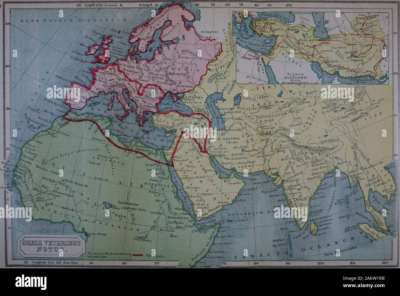 Atlas di antica e classica geografia . geografo.Il lavoro è stato successivamente rivisto per due volte e le sue mappe werere-disegnato, sotto la direzione della rivista di suo figlio. Si è ora beenagain rivista e ampliata per soddisfare le esigenze speciali di thisseries. Elenco delle mappe 1. Orbis Veteribus Notus 2. Britannia 3. HiSPANIA 4. Gallia 5. Germania 6. Vindelicia, RHiETiA, NoRicuM, Pannonia, et Illyricum 7. Itali/e pars Septentrionalis 8. iTALiiE PARS Media 9. iTALIiE PARS MeRIDIONALIS 10. Macedonia, Mcesia, Thracia et Dacia 11. Gr^ecia Peloponnesum extra 12. Peloponneso et Gr^cia Meridionalis 13. iNSULiE Maris ^g^ei Foto Stock