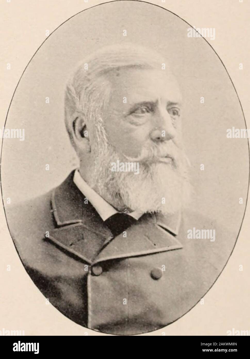 New York, la metropoli : notato il suo business e professional uomini. . Il sig. Barnes è ora il Presidente e Chief Engineer della ferrovia di collegamento società. Egli è in procinto di costruire arailway e viadotto linea da un punto sulla porta Morrisbranch della ferrovia di Harlem, nel 23d Ward della città NewAork, southwardly al lato est di P.rooklyn. Therailroad attraverserà l'East River all'inferno (kite su un canti leva-ponte di 800 piedi span; la lunghezza della nuova railroadwill essere ma a sette miglia e collegare il tutto railroadsystem del Lnited membri con la popolazione 800.000 ofBrooklyn. JAMES C. Foto Stock