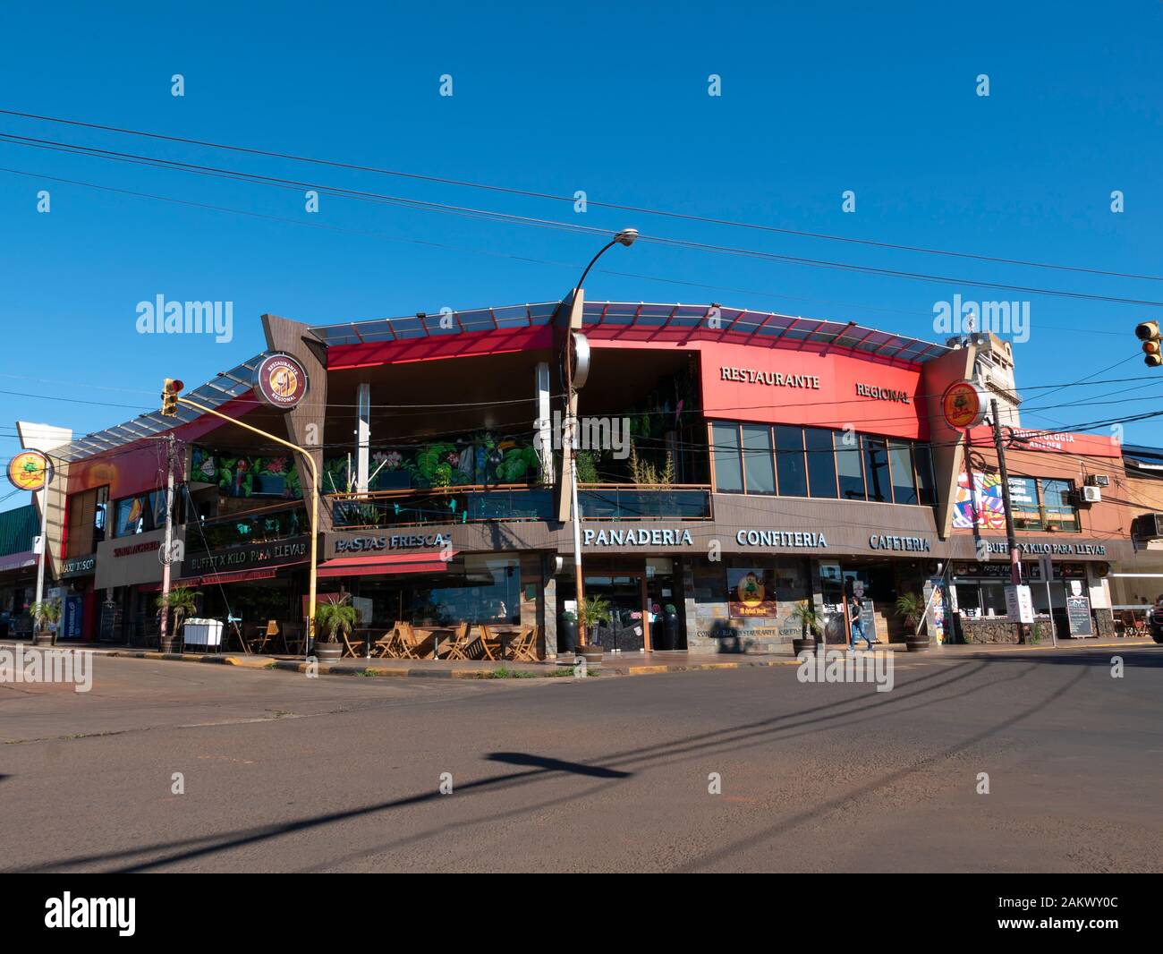 Puerto Iguazu, Misiones, Argentina. Foto Stock