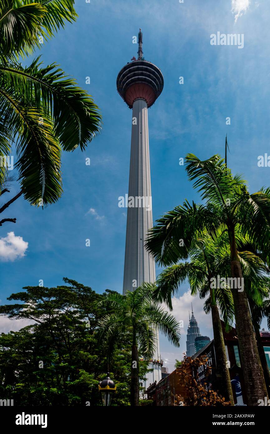 Menara Kl - Torre Della Televisione Kuala Lumpur Foto Stock