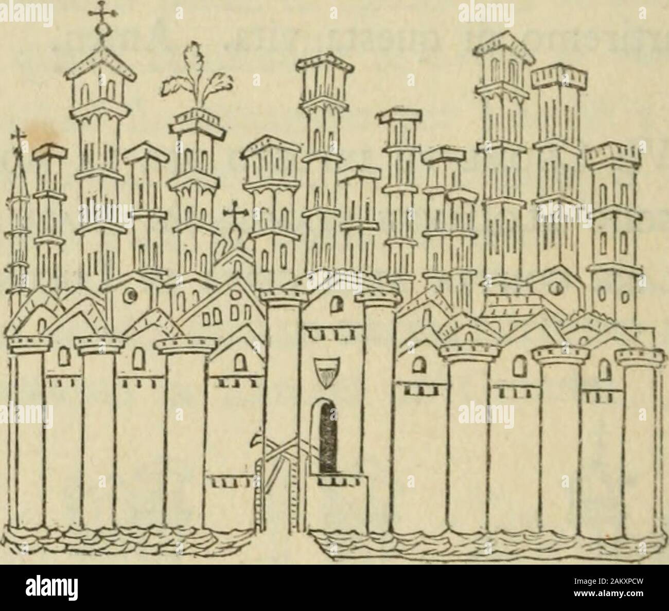 Le chroniche di Giovanni Sercambi, Lucchese . 238 PARTE PRIMA DELLE CRONICHE e. 109 A. Se mai fu tempo lontano delli occhi lagoE vedova vestir di schuri pamii,tra più diversi affamii,Nel corso fortuito di tuo stato,Questo si noti, da poi che quei 1 imagoDella tua libertà lassato à li anni.In quella vita preparanti un danni.Seguir potente di ordinato maschio.Oggi si piangie in te il magior Cato,Oggi à perduto Roma il buon Fabrizio,e la tarpea di te suo onu Metello,De oggi piangie quelloChe Tarquin tenne fuor di tanto ospizio,e 1 ben del grande ofEcio.Ciptà luchana fa eh ungnum freschoDi isa tanta maestra qua Foto Stock