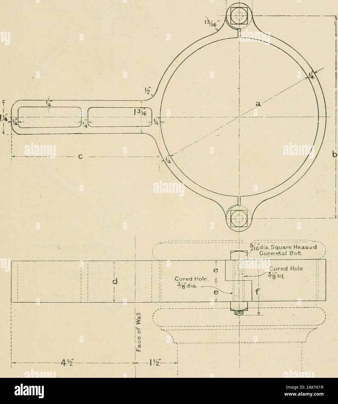 [Report] . No. 59-1912. ( 29 ) Tabella 19. BRITISH STANDARD RIFIUTI E TUBI DI VENTILAZIONE.titolare di pipistrelli, classe A, IN GHISA MALLEABILE. .-Media:. Int. | .. ins. ins. ins. ins. ins. ins. 1. ins. ins. di 2 2, 3 3 4 4  &gt; 5 6 pip. 5Ms 6s a 3% 4 41/, 5 6n 7% b 5% 5% 6K. 6% 7% 7% 81: 9V4 c 57i. f r- v- 1% 2 2 2s 2% 2:!s dove le circostanze rendono necessario theHolder Bat essendo fissato sotto la presa del tubo, i fori dei bulloni nel retro partedell titolare bat deve essere colato square perrendere attiva le viti per essere inseriti da bslow,e dimensioni a, b e c saranno modifiedas segue:- Int. 1 diam. ins. ins. in^. ins Foto Stock