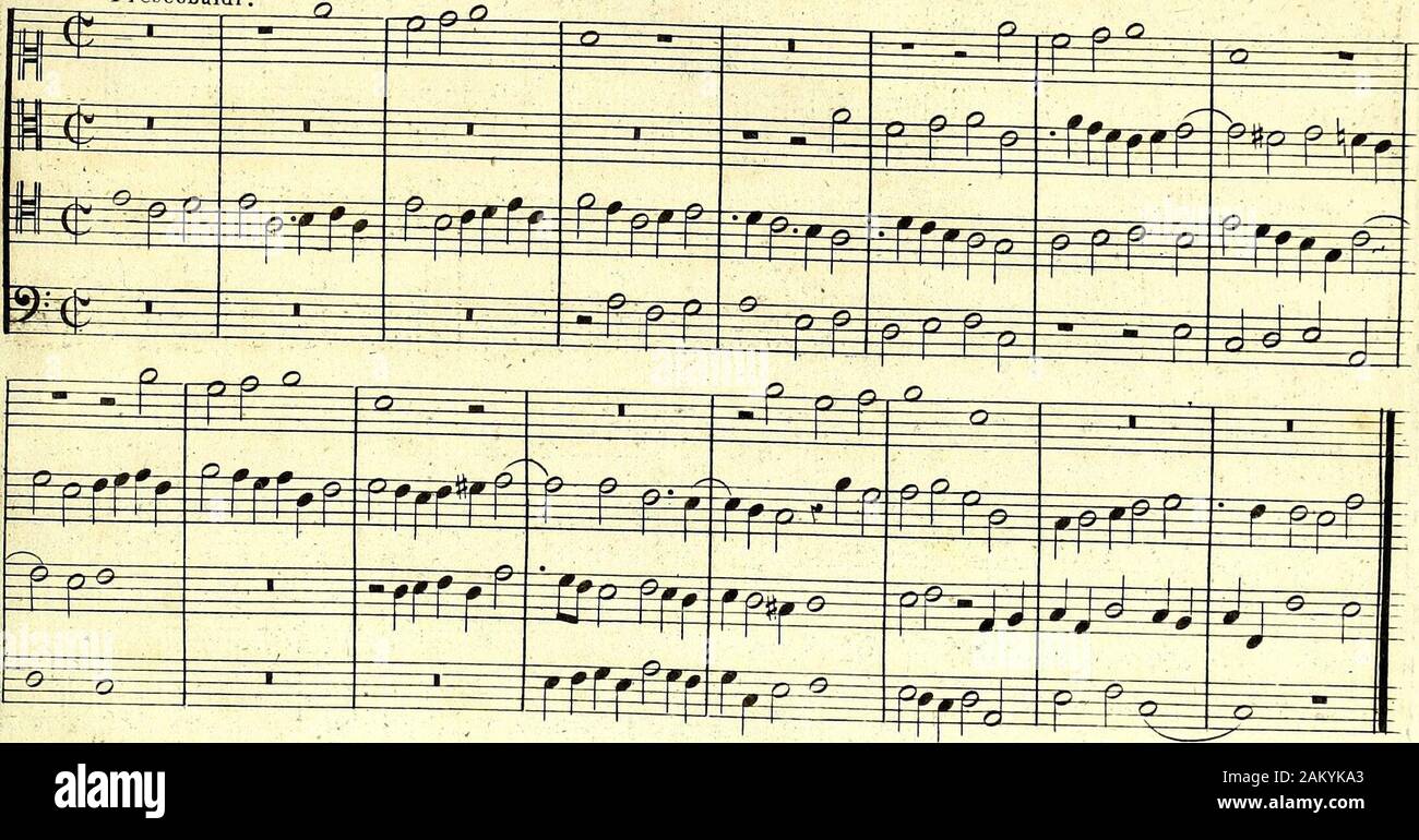 Primizie di canto fermo . ^^P ^^^^^^^^^S m ÌS# re.rodv &gt; 7 eqUel un FSe ^ ÌÌMi- t,acaro de """ A™". "" D- ou i, "-proto, , controllare "."",.., cela t0UJOUrs ",. ,Es n.mes corde u gemeut au su,et de là figura des nota,. 4 p e cn.u Frescobaldi.. chapijhe sucoivn du Con/rejooin/ douòle . JLL.DES CONTREPOINTS RADDOPPIA EN quelque GENERALEn Contrepoint que ce soit ou les parti peuvent sy renverser, ou elle, ne le peuvent pas . Renverser les parti, cest datore di lavoro le dessus a la Basse, et reciproquement empier la Basse au dessus ,etce renversement sert,ou pour prodU1ri une autre harmonle,ou pour en ch Foto Stock