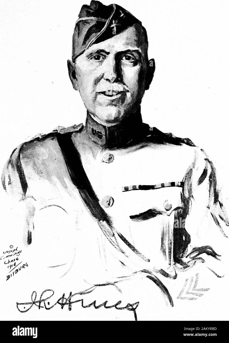 I soldati tutti; ritratti e schizzi degli uomini di AEF. . ^^^.^e^W^^^ maggiore generale John L. HINES è arrivato in Francia, giugno 13, 1917, con rango di lieu-inquilino colonnello.Promozioni: Colonnello, 5 agosto 1917;Brigadiere Generale, 12 aprile 1918;Maggiore Generale, 8 Agosto 1918.Assegnazioni: comandato di fanteria XVI; comandato prima della brigata di fanteria, 1° Divisione, 5 maggio 1918;comandato 4° Divisione, Agosto 31, 1918;3 comandata esercito, 12 ottobre 1918.Data di nascita: West Virginia, 21 Maggio 1868.Distinguished Service Medal. Per eccezionalmente meritorio e distin-guished servizi come regimental, brigata, divi-si Foto Stock